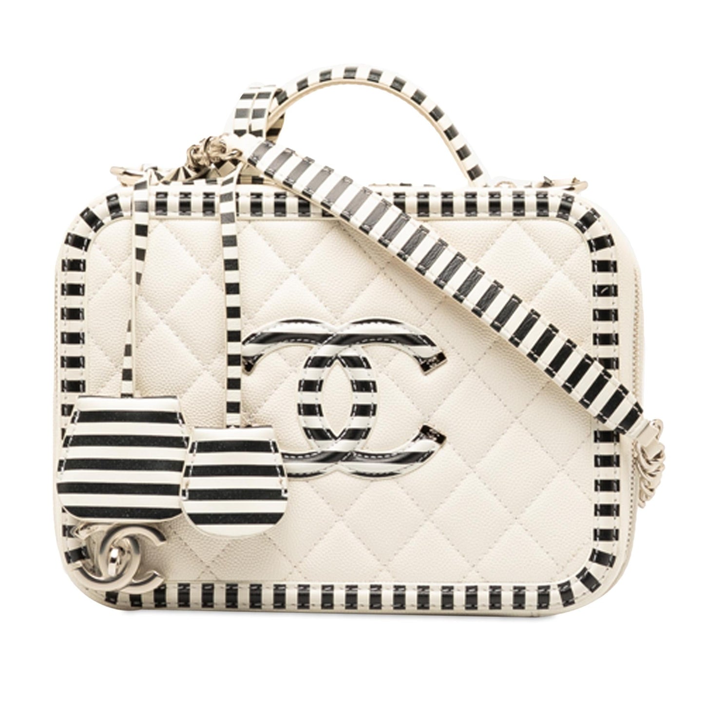 Chanel Caviar CC Filigree Vanity SHG-HPGDYu Handbag
