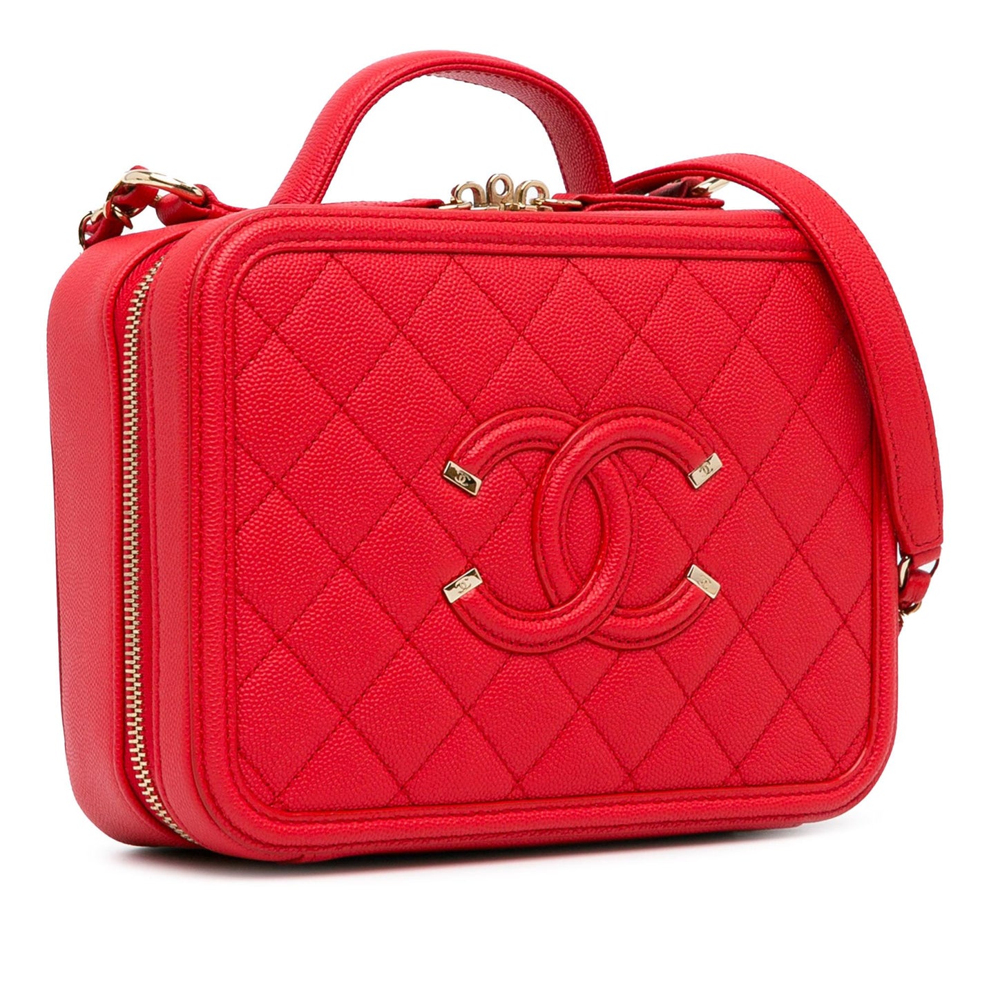 Chanel Caviar CC Filigree Vanity SHG-pbf0T7 Handbag