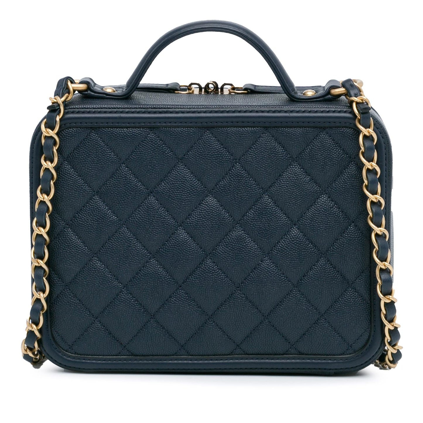 Chanel Medium Caviar Cc Filigree Vanity Case (Shg-1Tdpwa) Bag