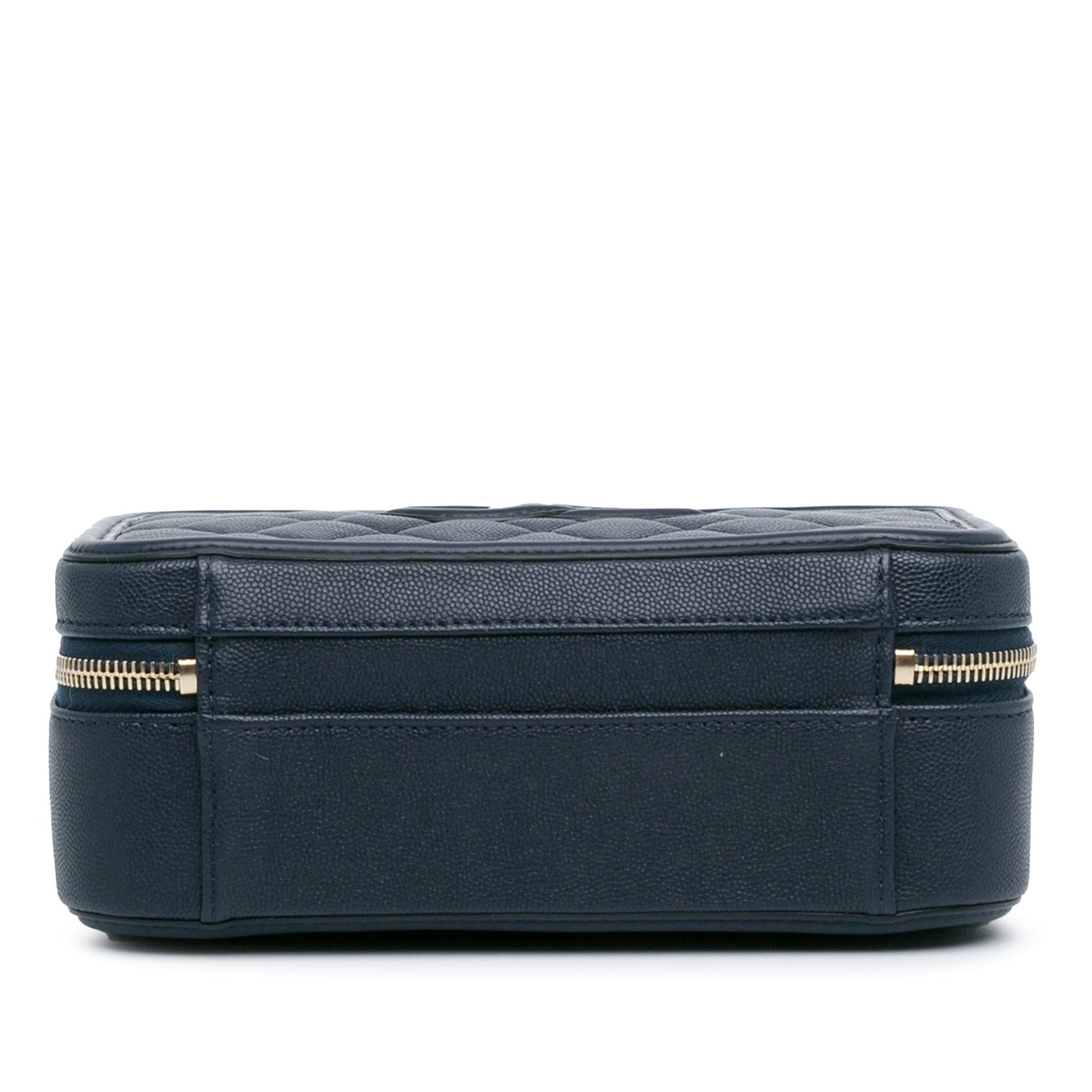 Chanel Medium Caviar CC Filigree Vanity Case (SHG-1tdpwa)