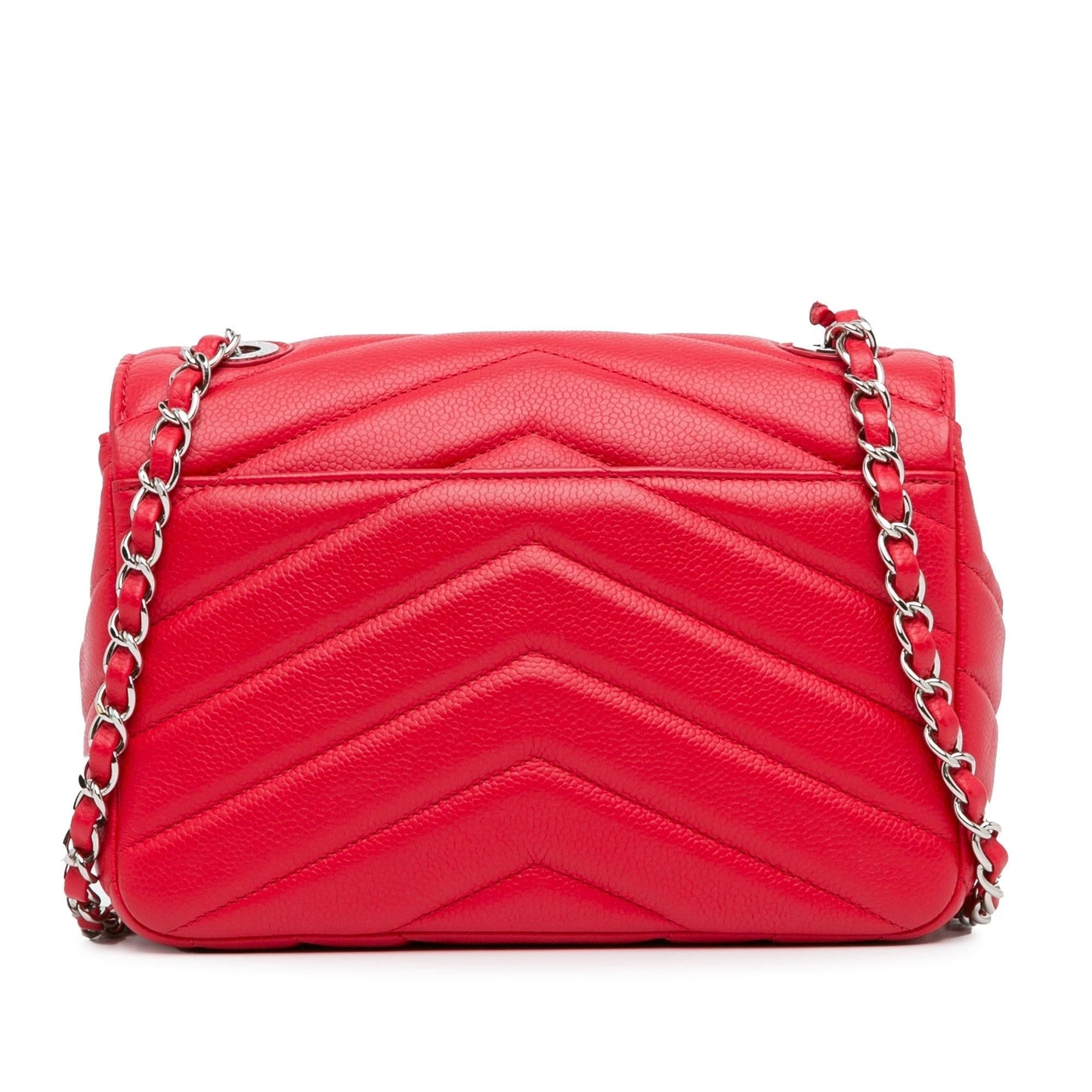 Chanel Medium Caviar Chevron Data Center Envelope Flap (Shg-Mblajb) Bag
