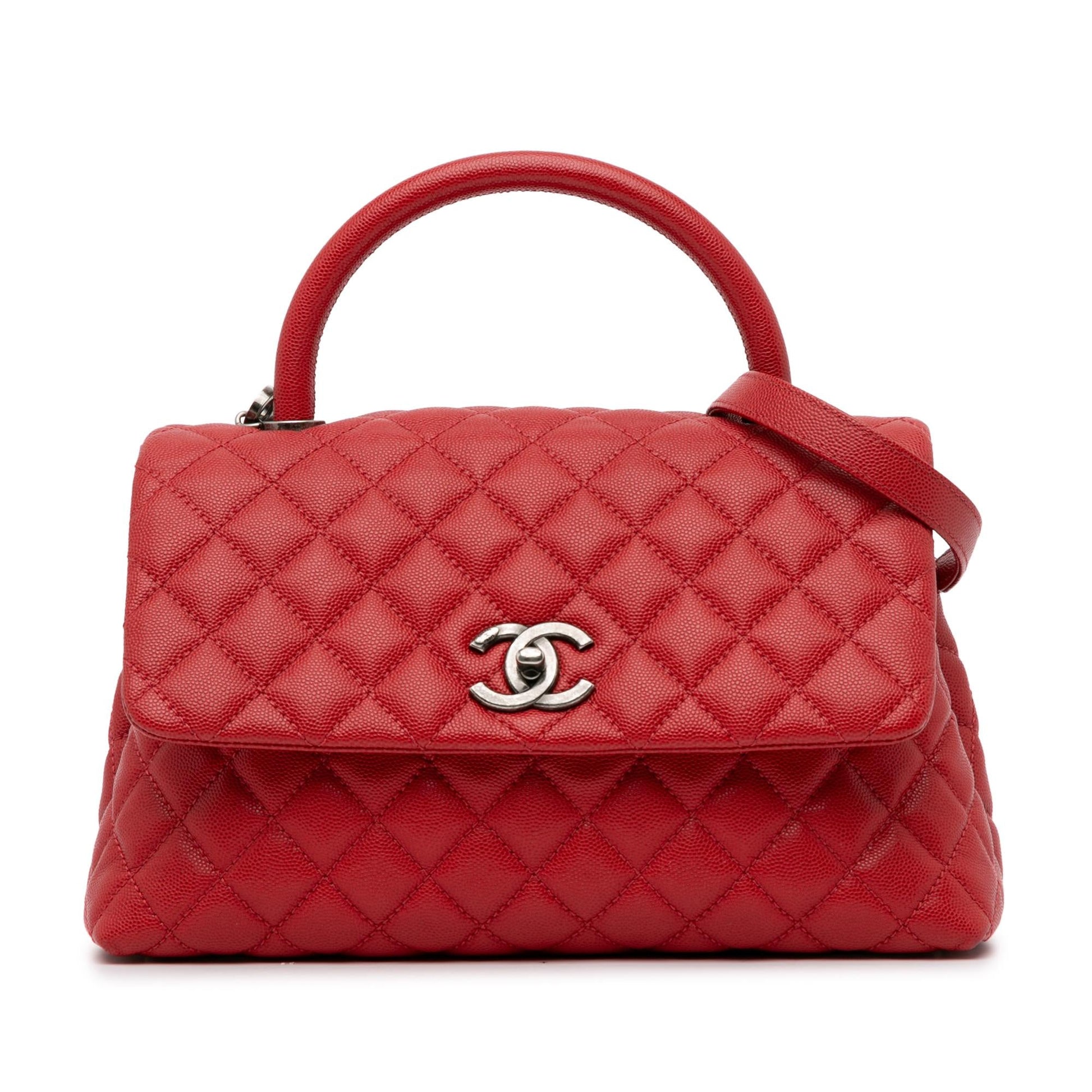 Chanel Caviar Coco Top Handle SHG-spt5wK Handbag