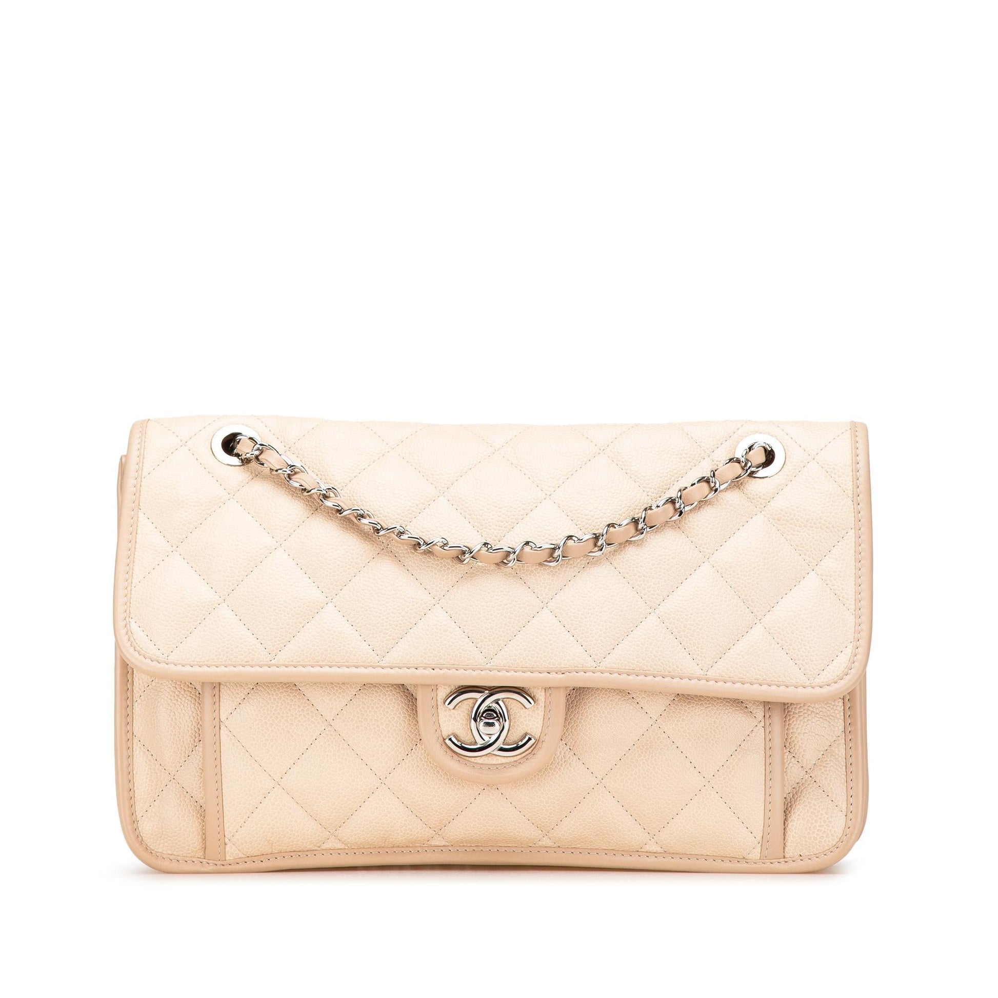 Chanel Caviar French Riviera Flap Handbag