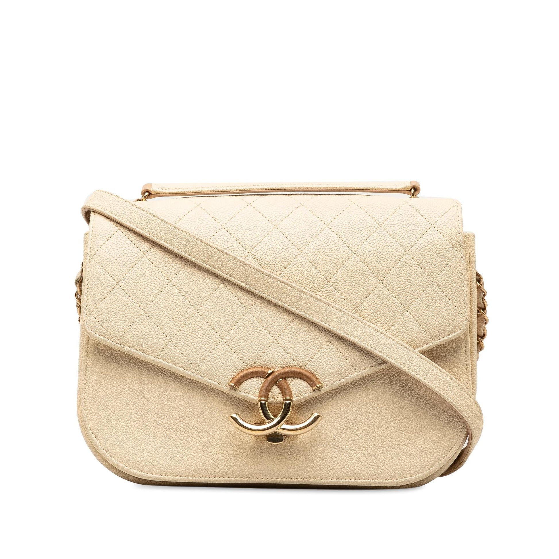 Chanel Caviar Paris Cuba Thread Around Flap Handbag