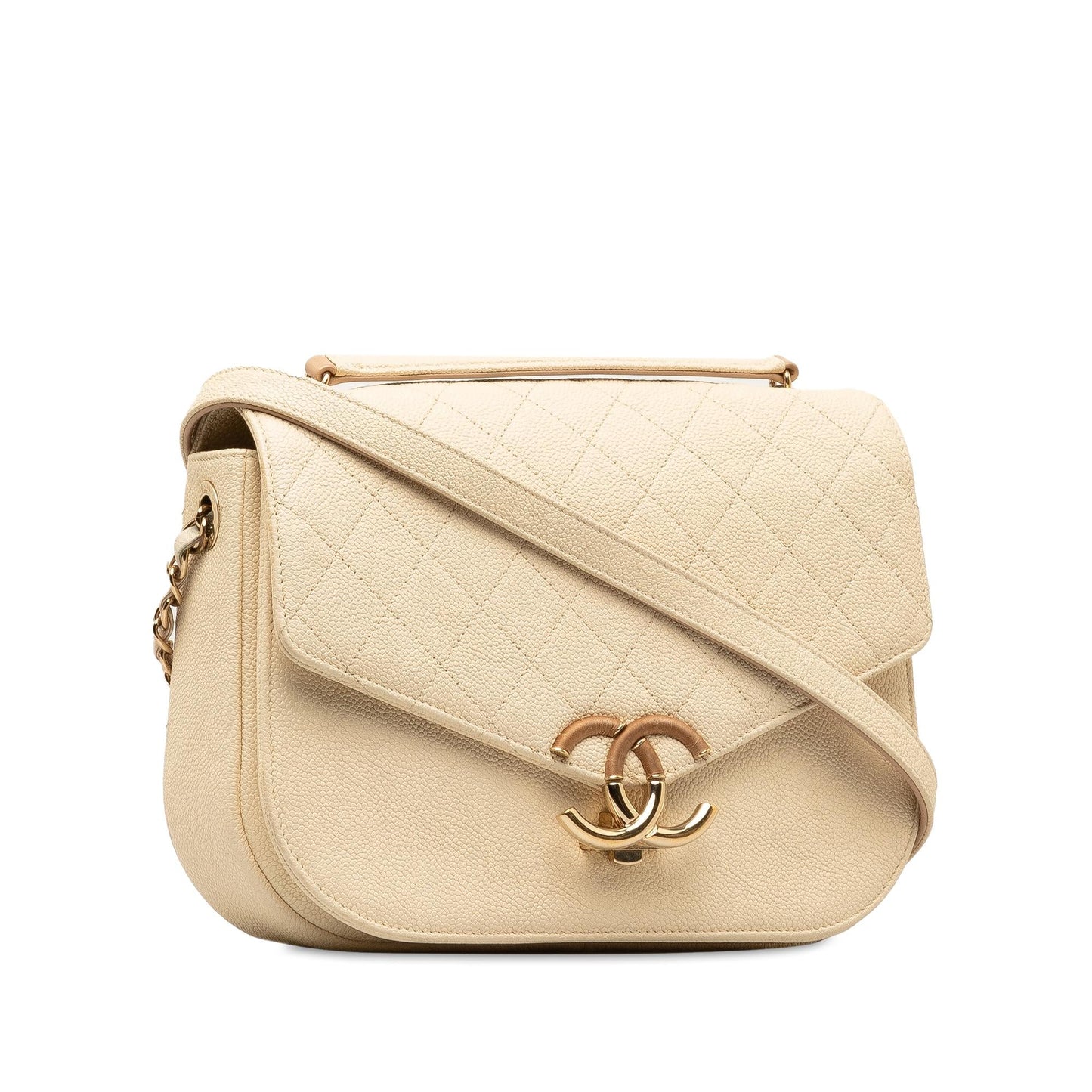 Chanel Caviar Paris Cuba Thread Around Flap Handbag