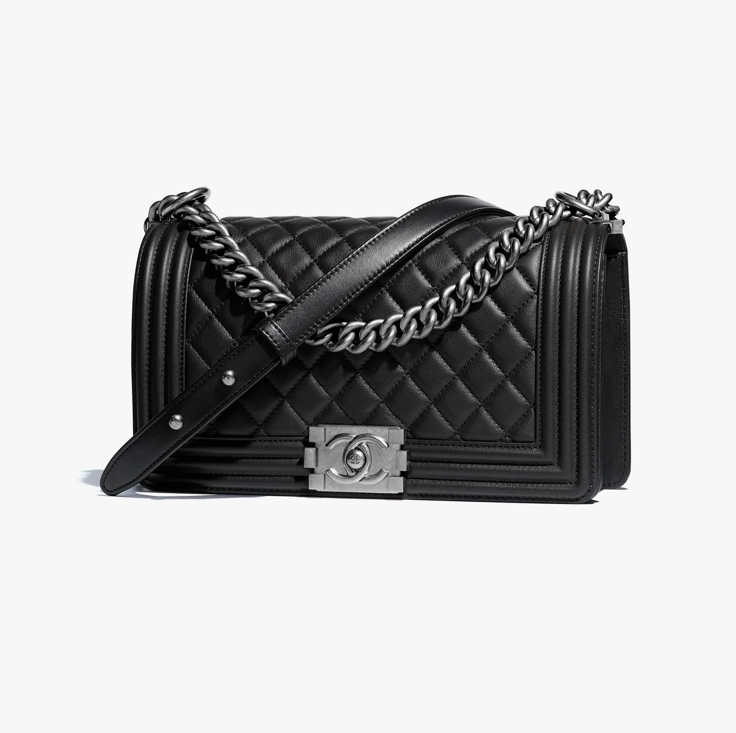 Chanel CAVIAR QUILTED BOY Handbag