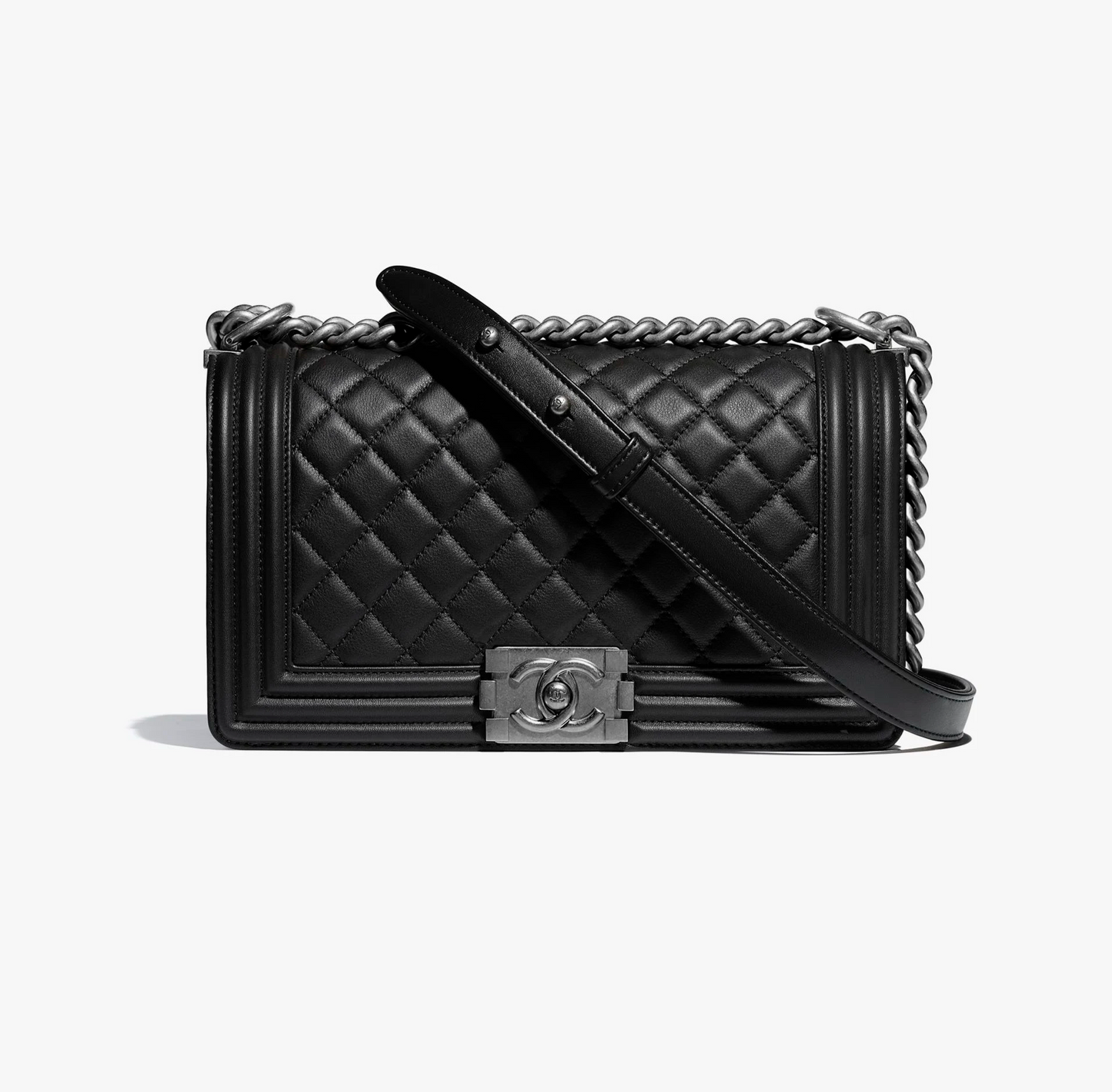 Chanel CAVIAR QUILTED BOY Handbag