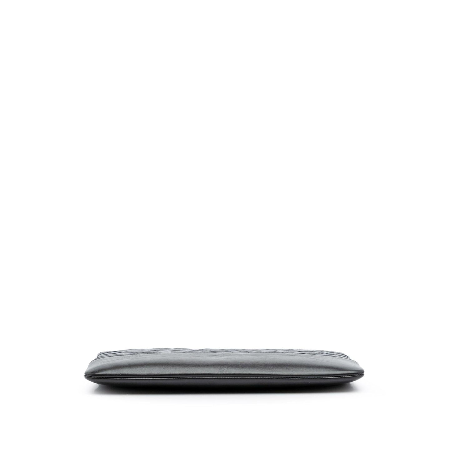 Chanel Chevron Aged Calfskin Gabrielle Cosmetic Clutch Bag