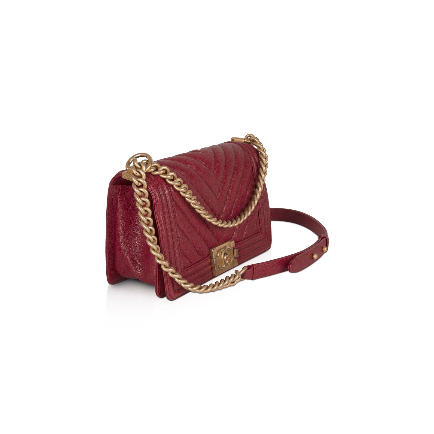 Chanel Chevron Boy Travel Bag