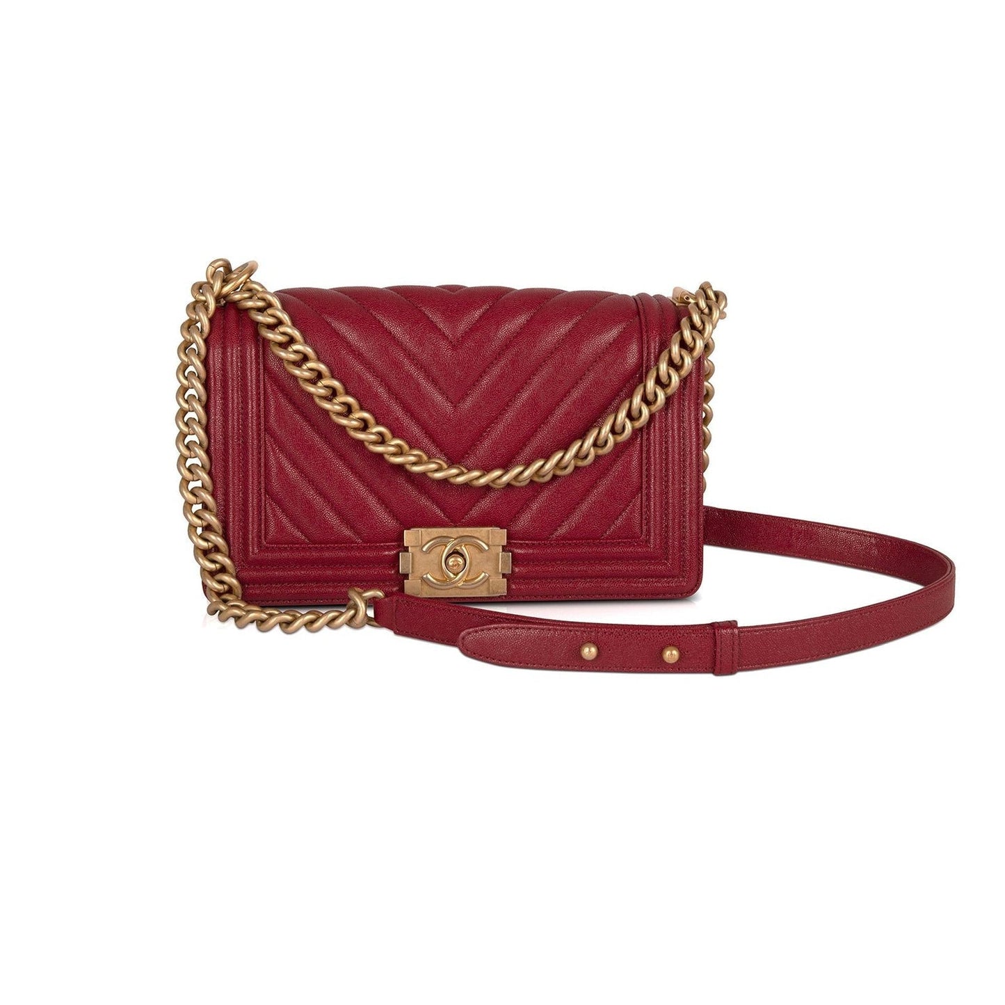 Chanel Chevron Boy Travel Bag