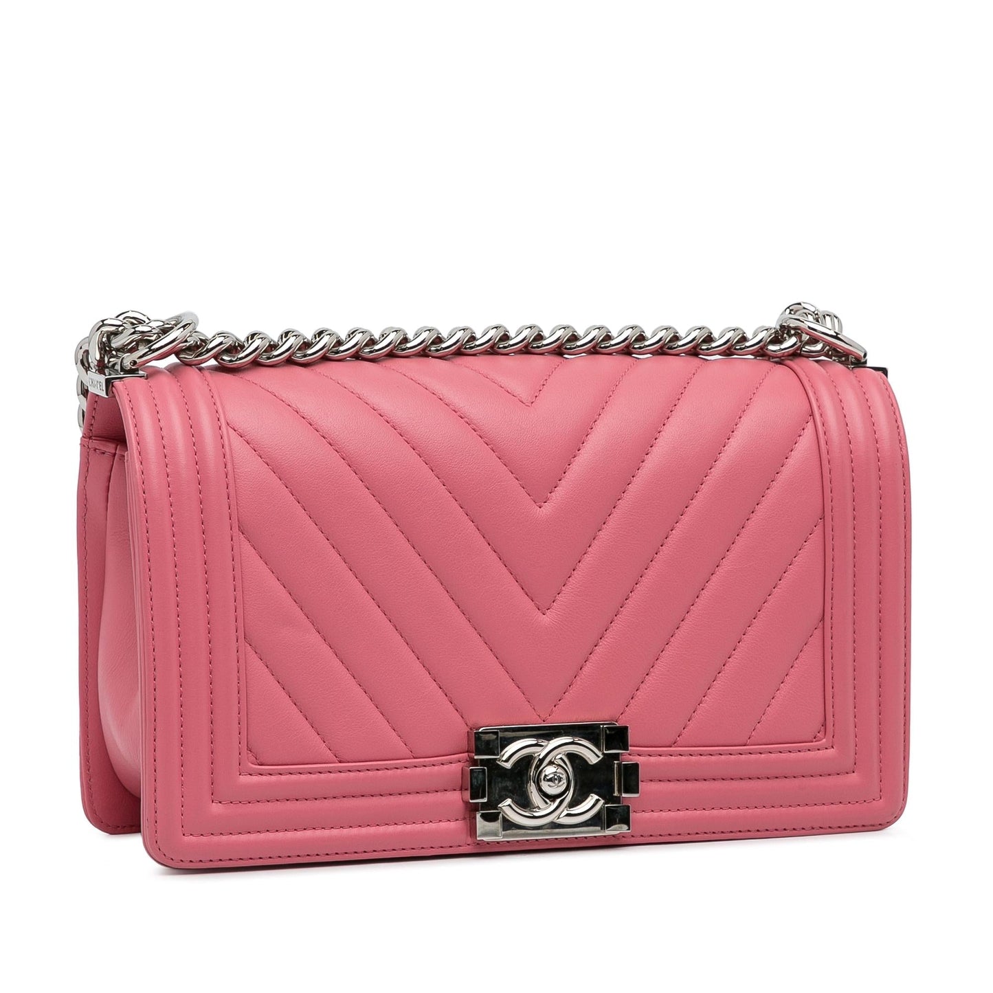 Chanel Chevron Boy Flap SHG-A6HoST Handbag