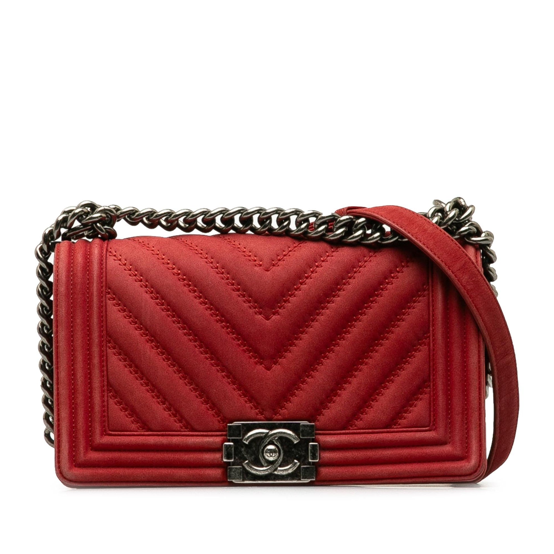 Chanel Chevron Boy Flap SHG-DjHgv9 Handbag