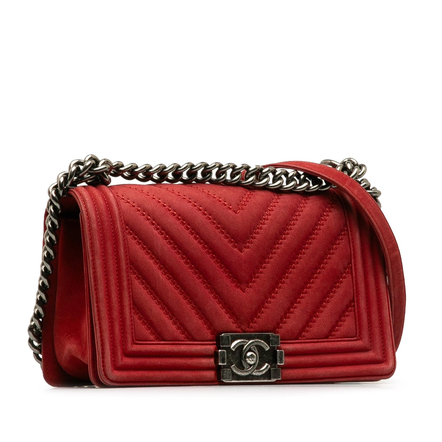 Chanel Chevron Boy Flap SHG-DjHgv9 Handbag