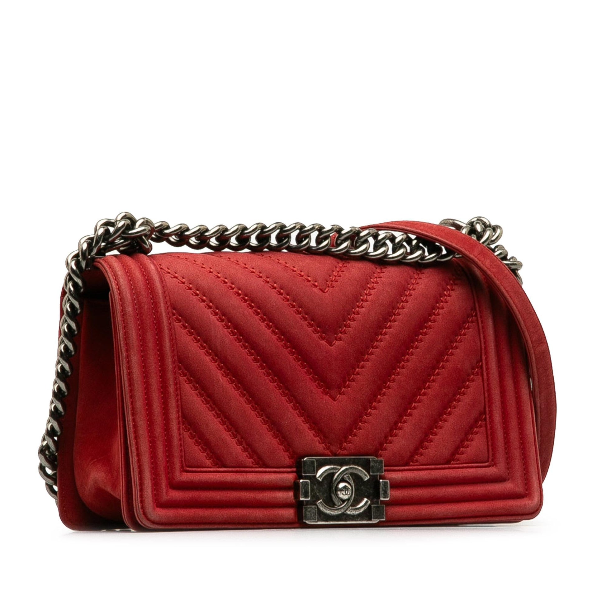 Chanel Chevron Boy Flap SHG-DjHgv9 Handbag