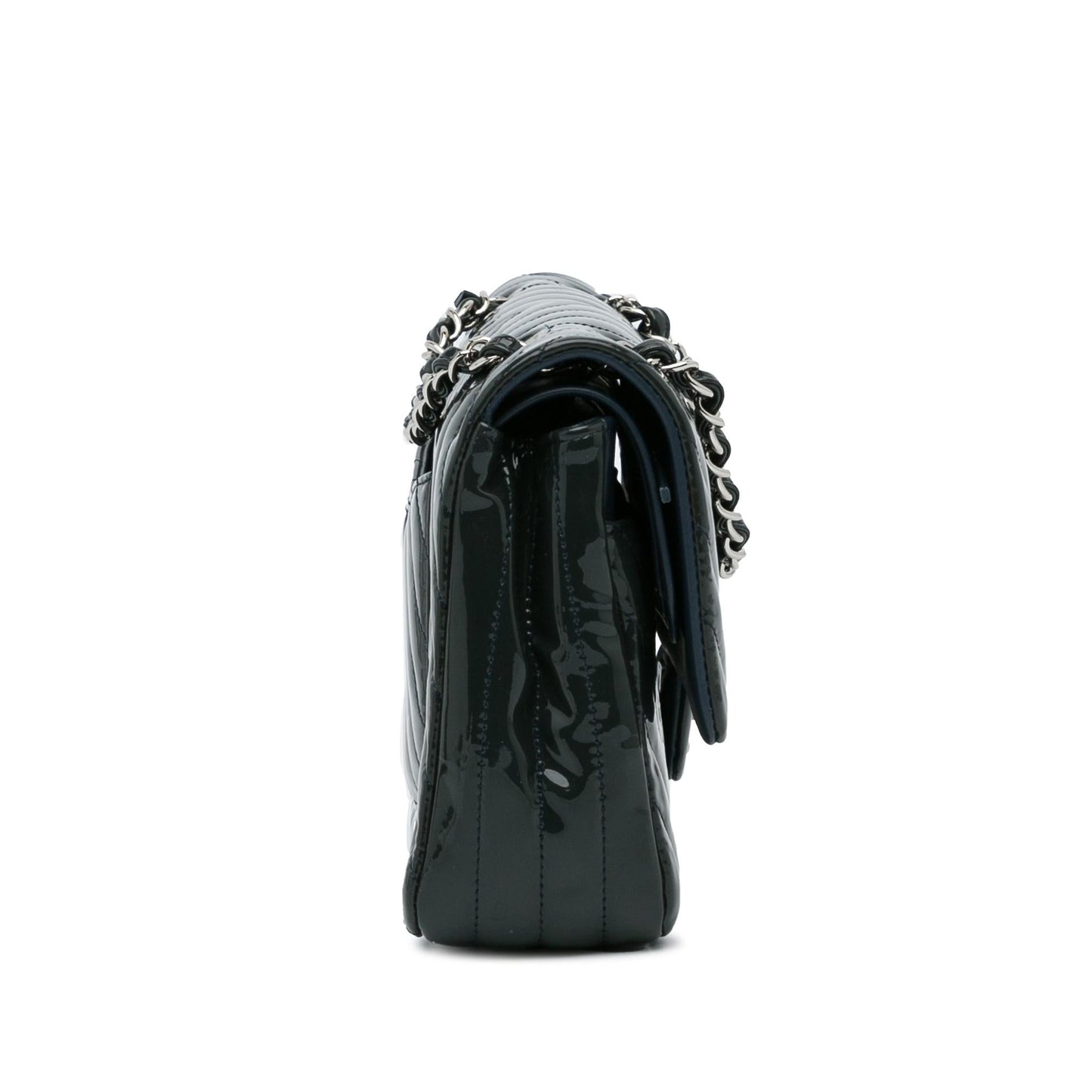 Chanel Chevron Patent Double Flap SHG-k9yOKd Handbag
