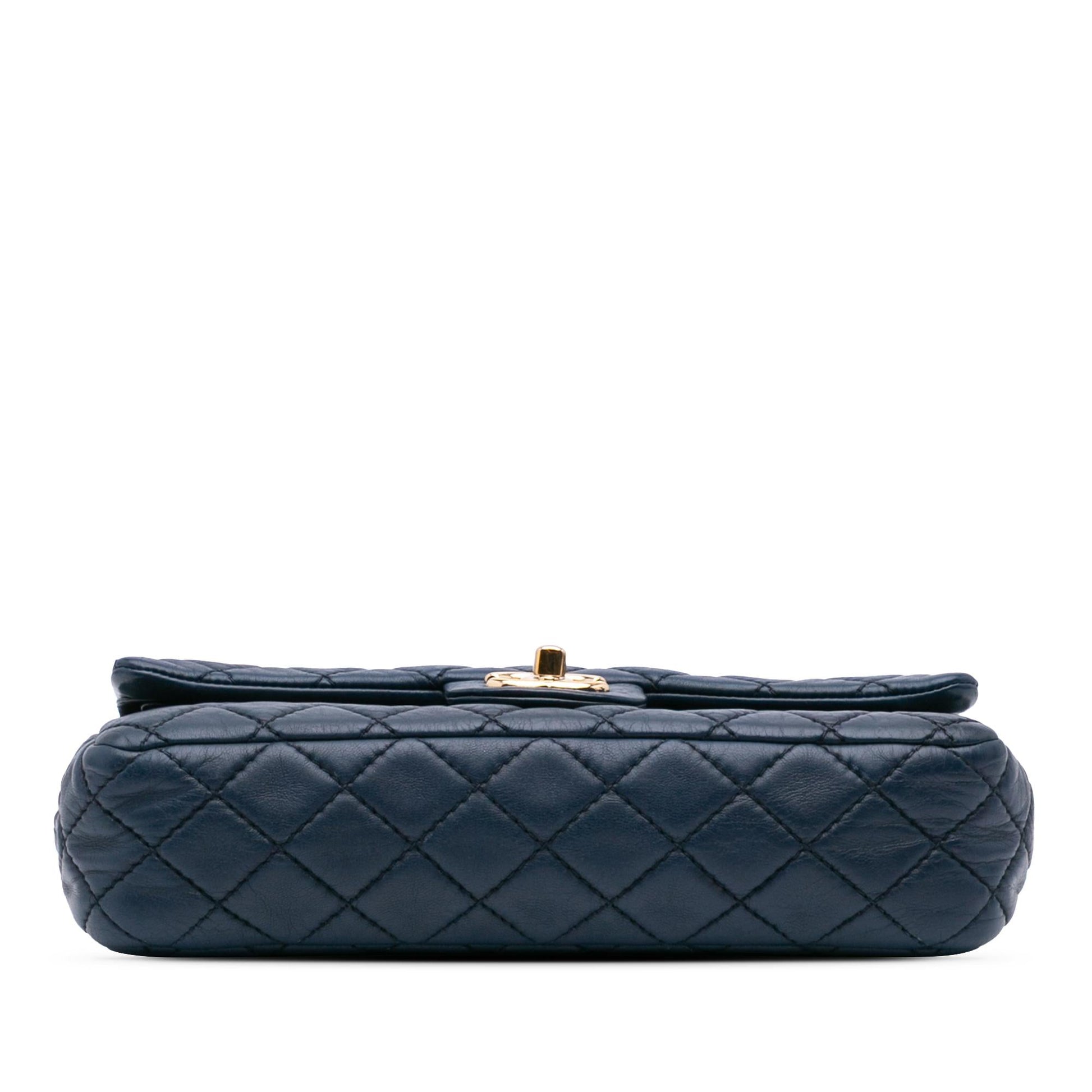 Chanel Classic Calfskin Double Flap Handbag