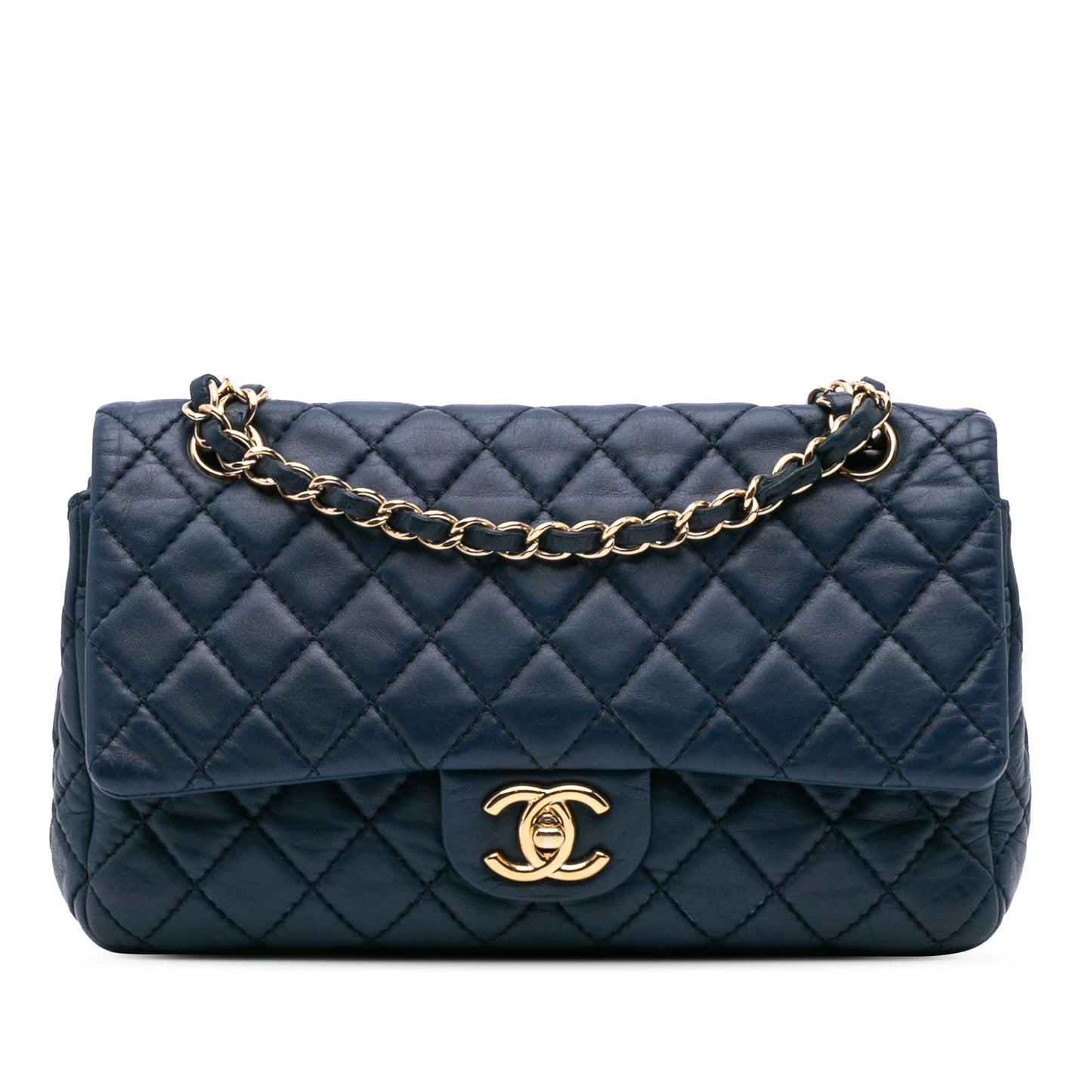 Chanel Classic Calfskin Double Flap Handbag