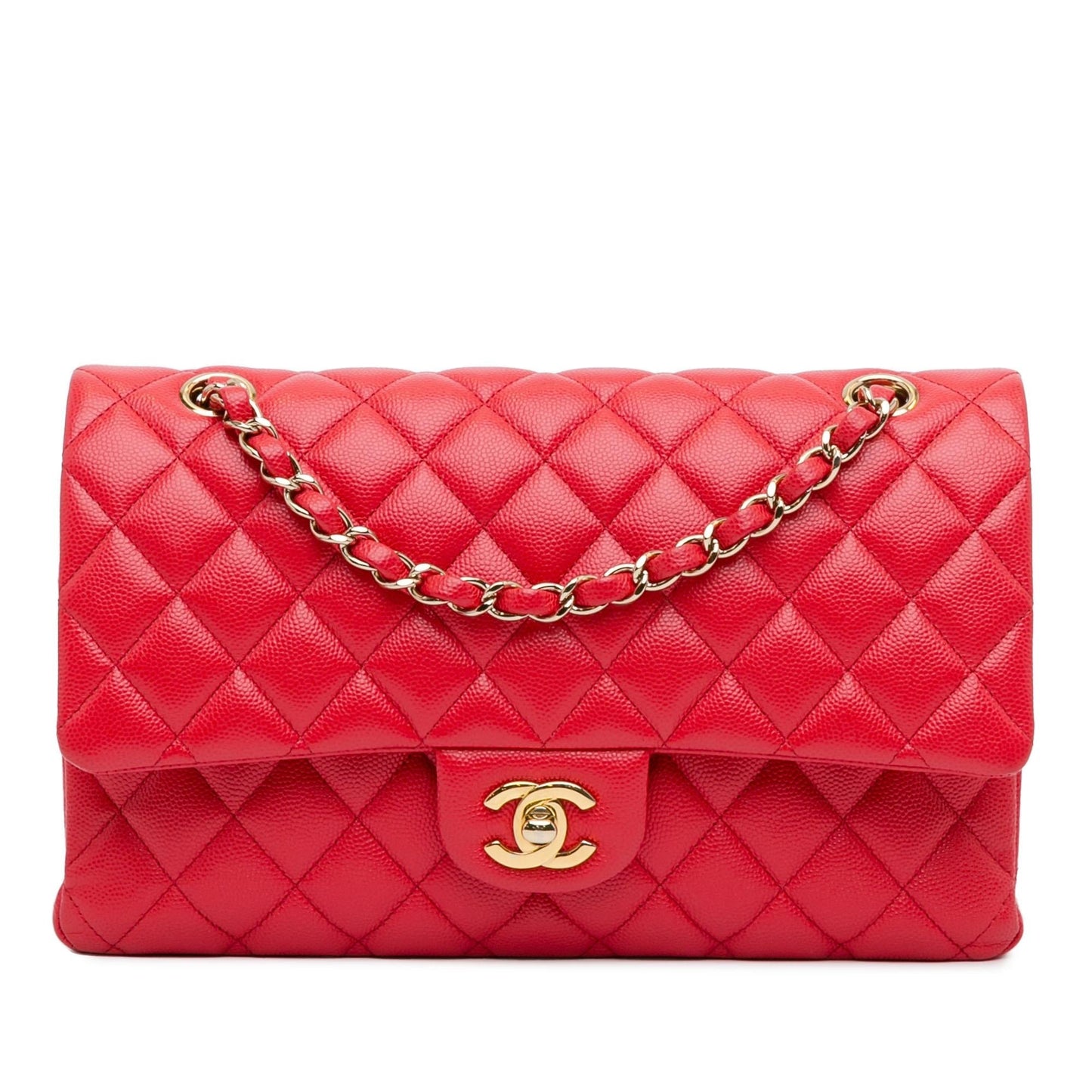 Chanel Classic Caviar Double Flap SHG-Pe4Lry Handbag