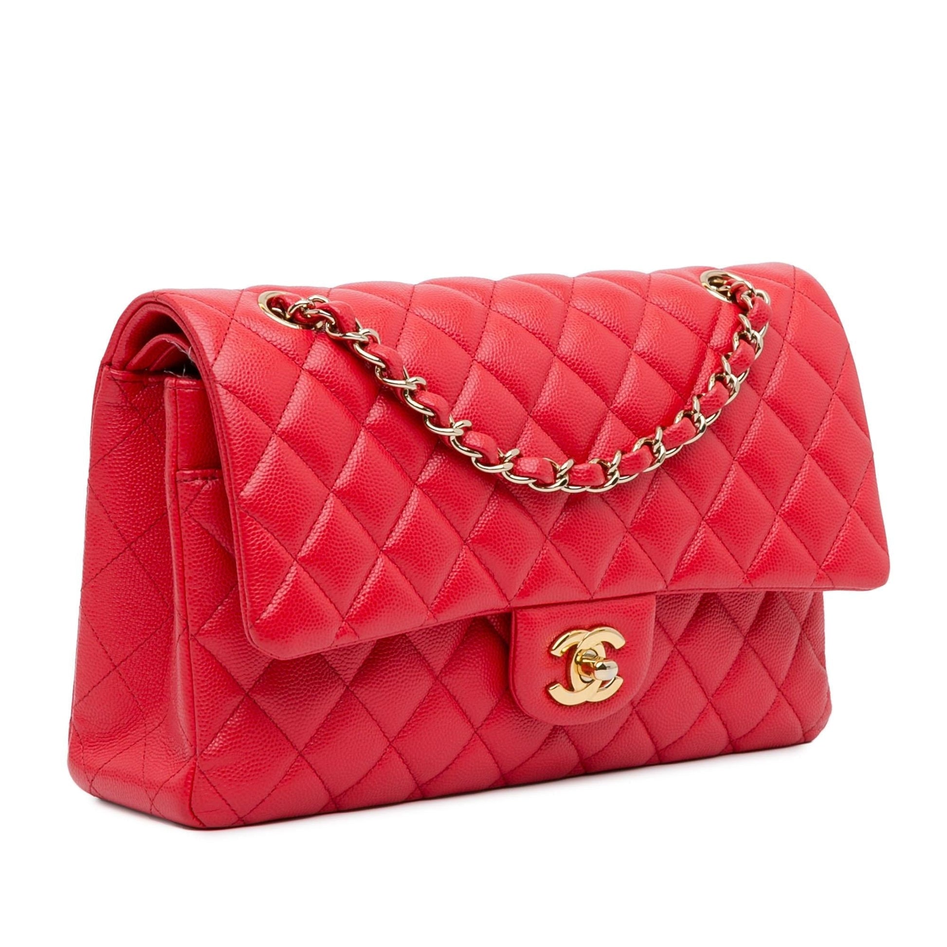 Chanel Classic Caviar Double Flap SHG-Pe4Lry Handbag