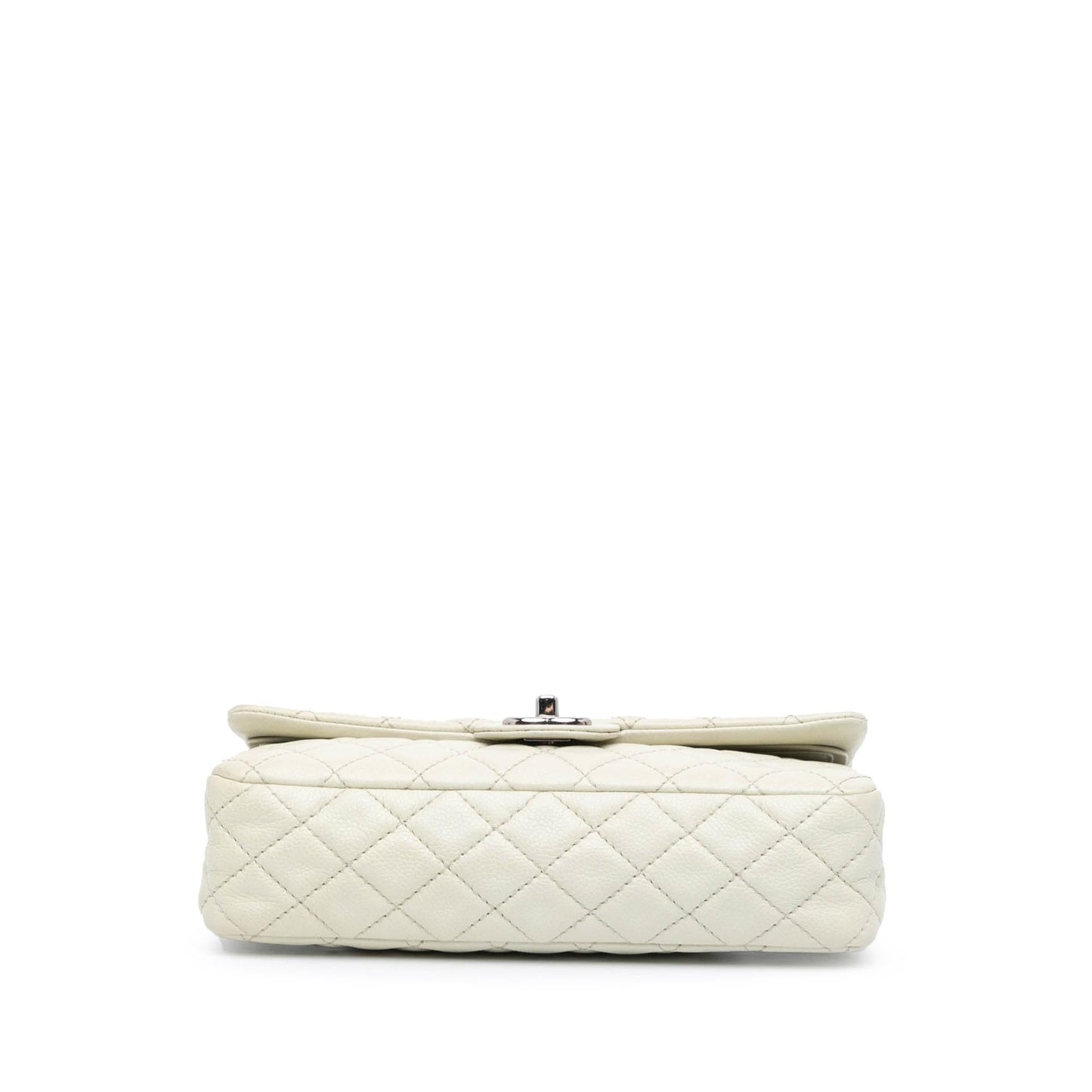 Chanel Classic Caviar Double Flap Handbag Shg Chqopt
