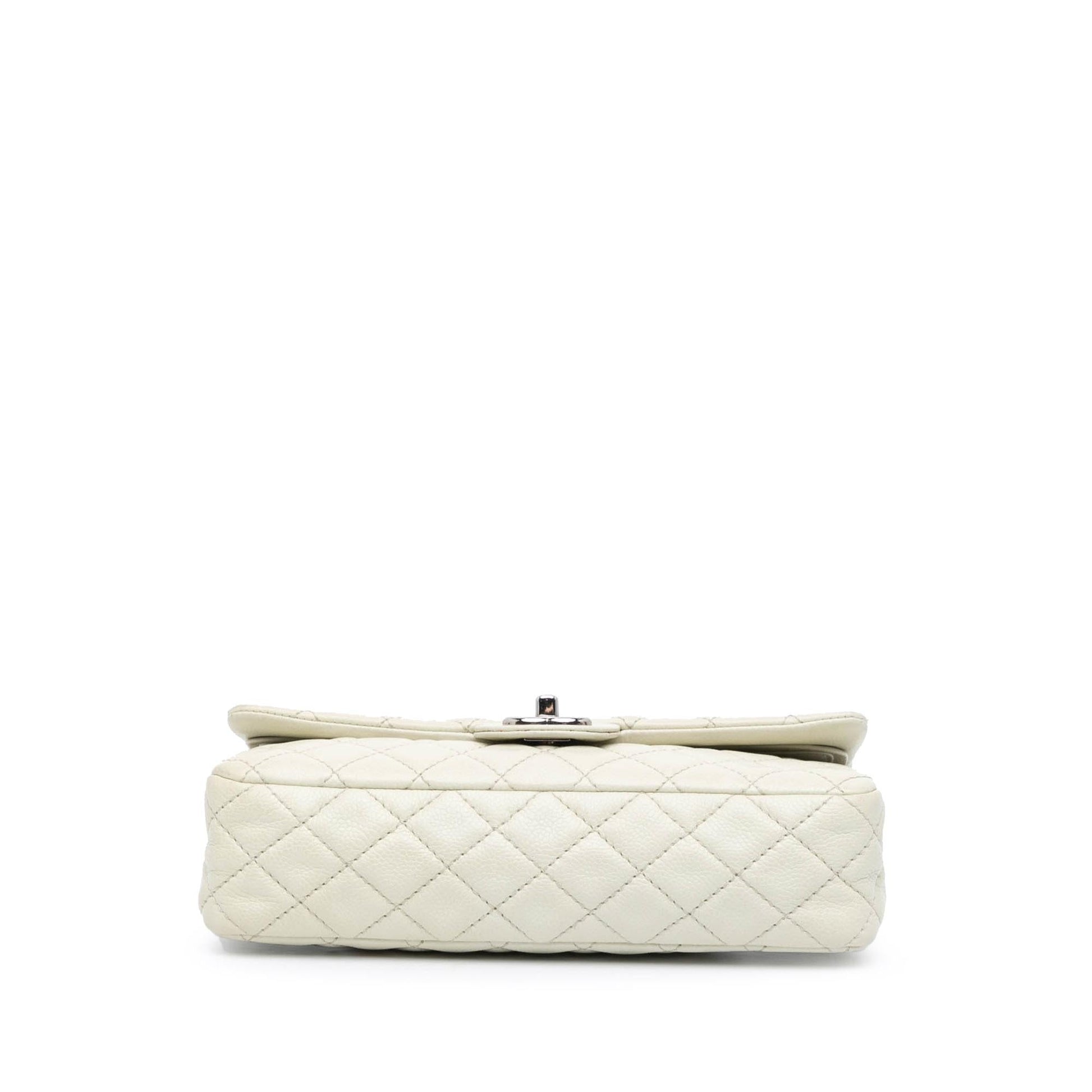 Chanel Classic Caviar Double Flap Handbag Shg Chqopt