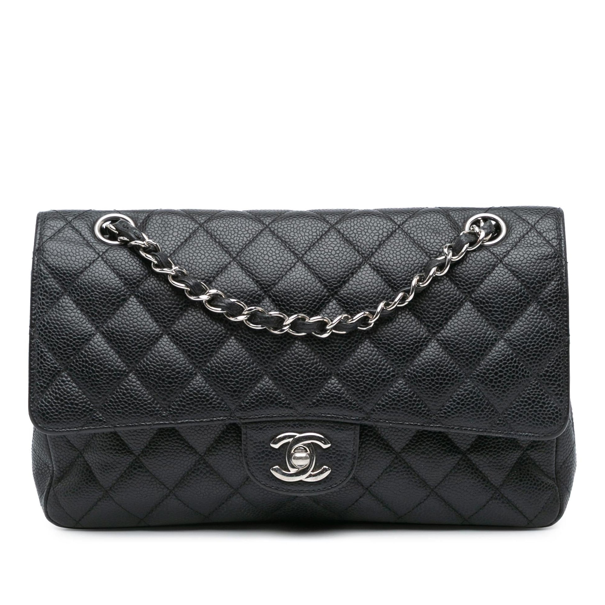Chanel Classic Caviar Double Flap Handbag Double Flap