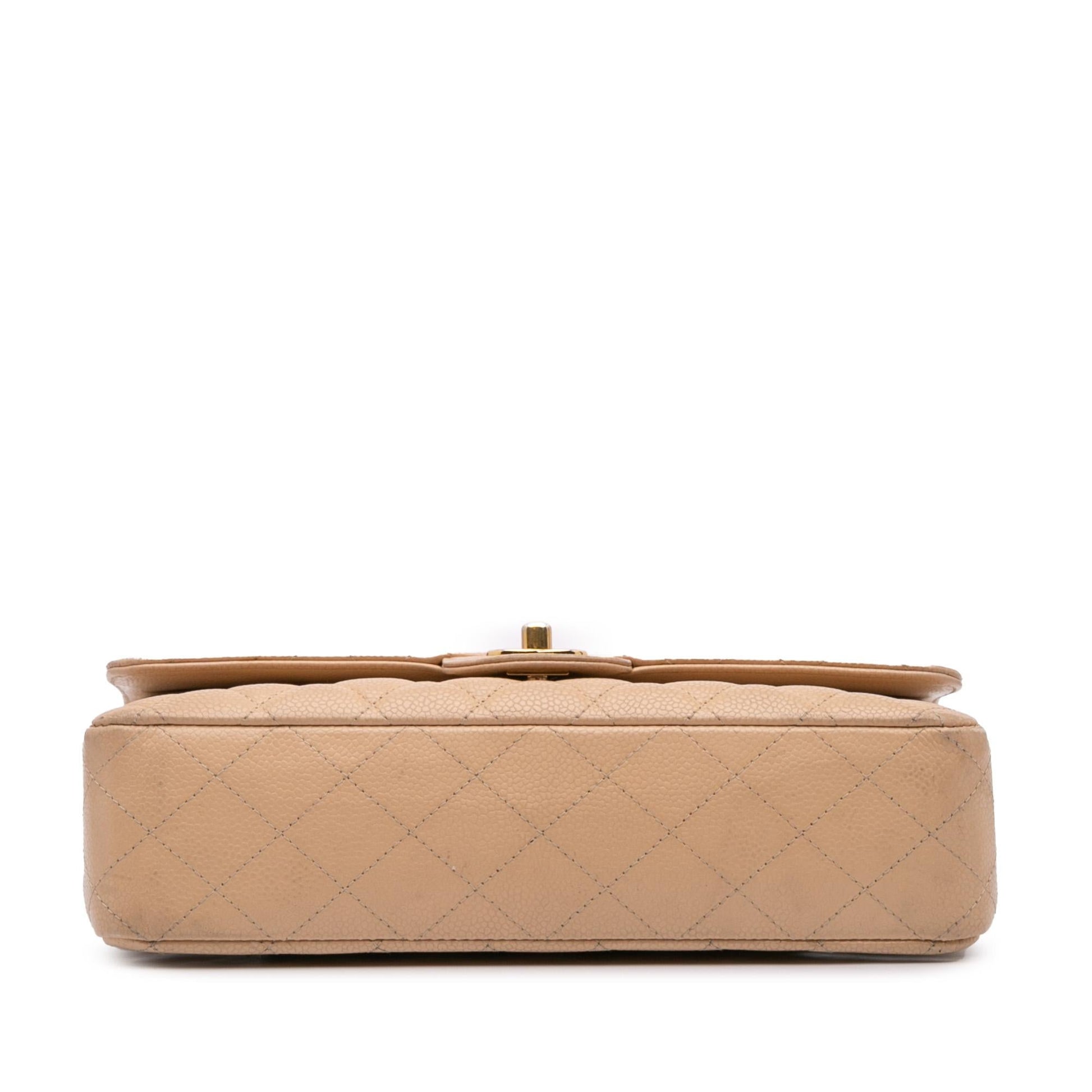Chanel Classic Caviar Double Flap Handbag Flap 3