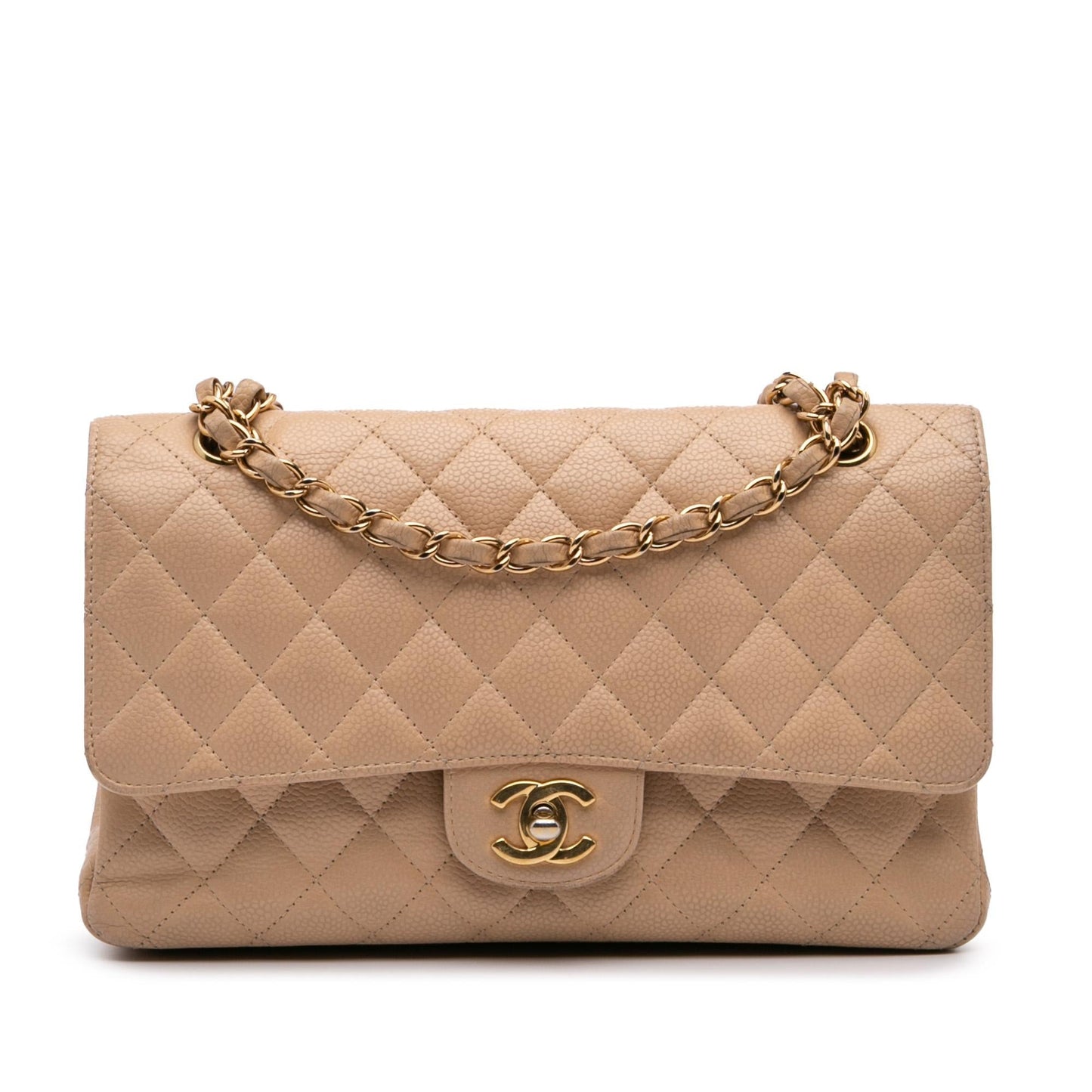 Chanel Classic Caviar Double Flap Handbag Flap 3