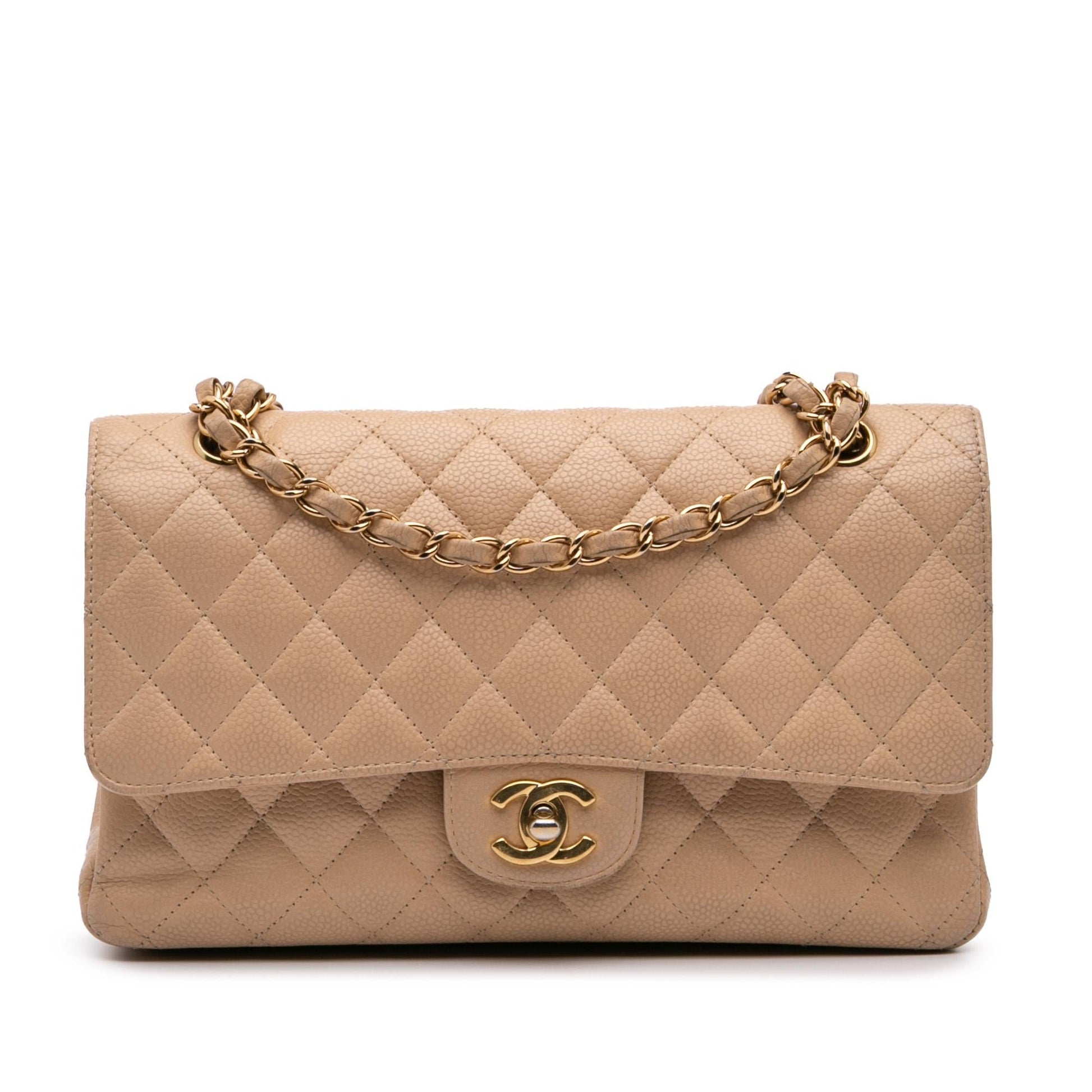 Chanel Classic Caviar Double Flap Handbag Flap 3