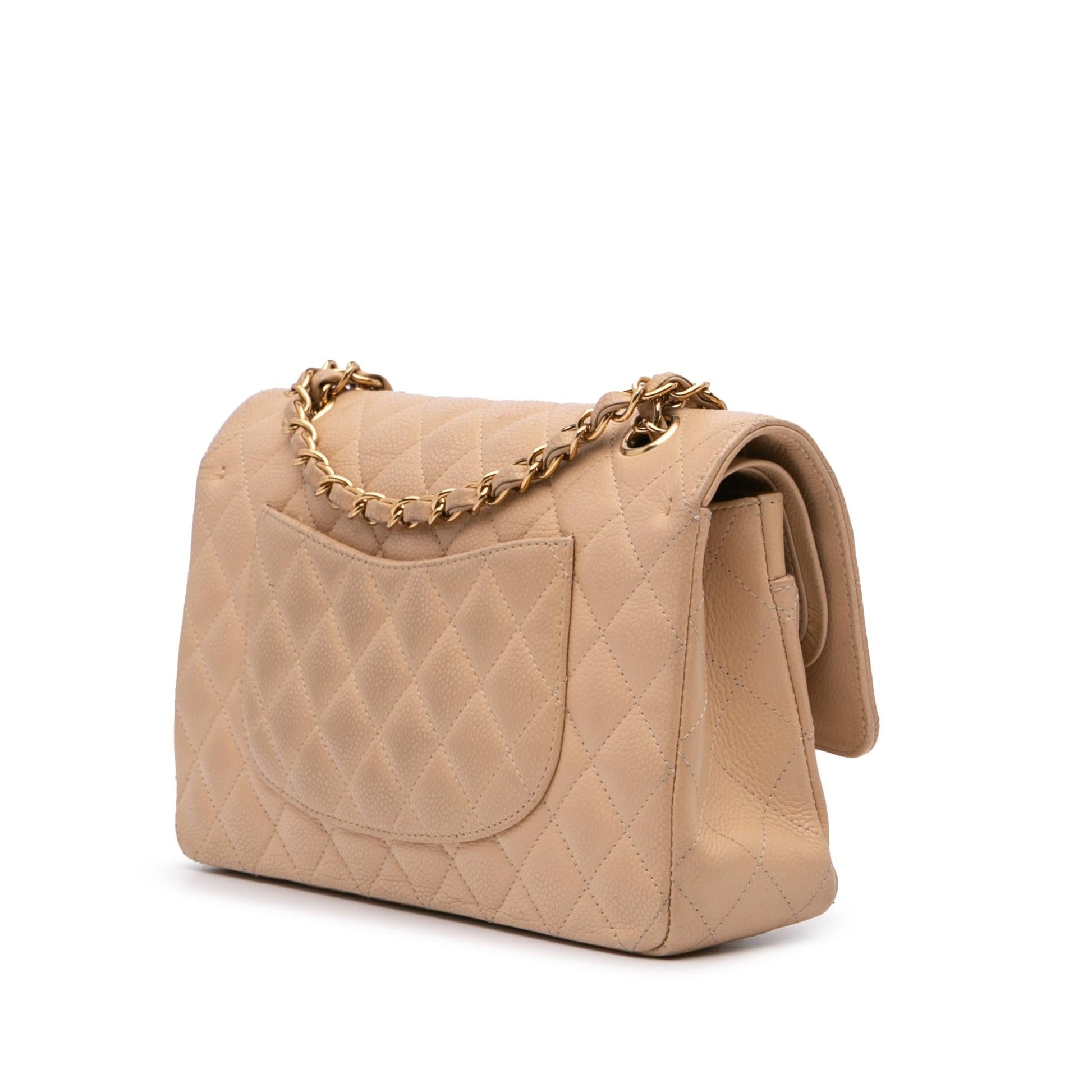 Chanel Classic Caviar Double Flap Handbag Flap 3