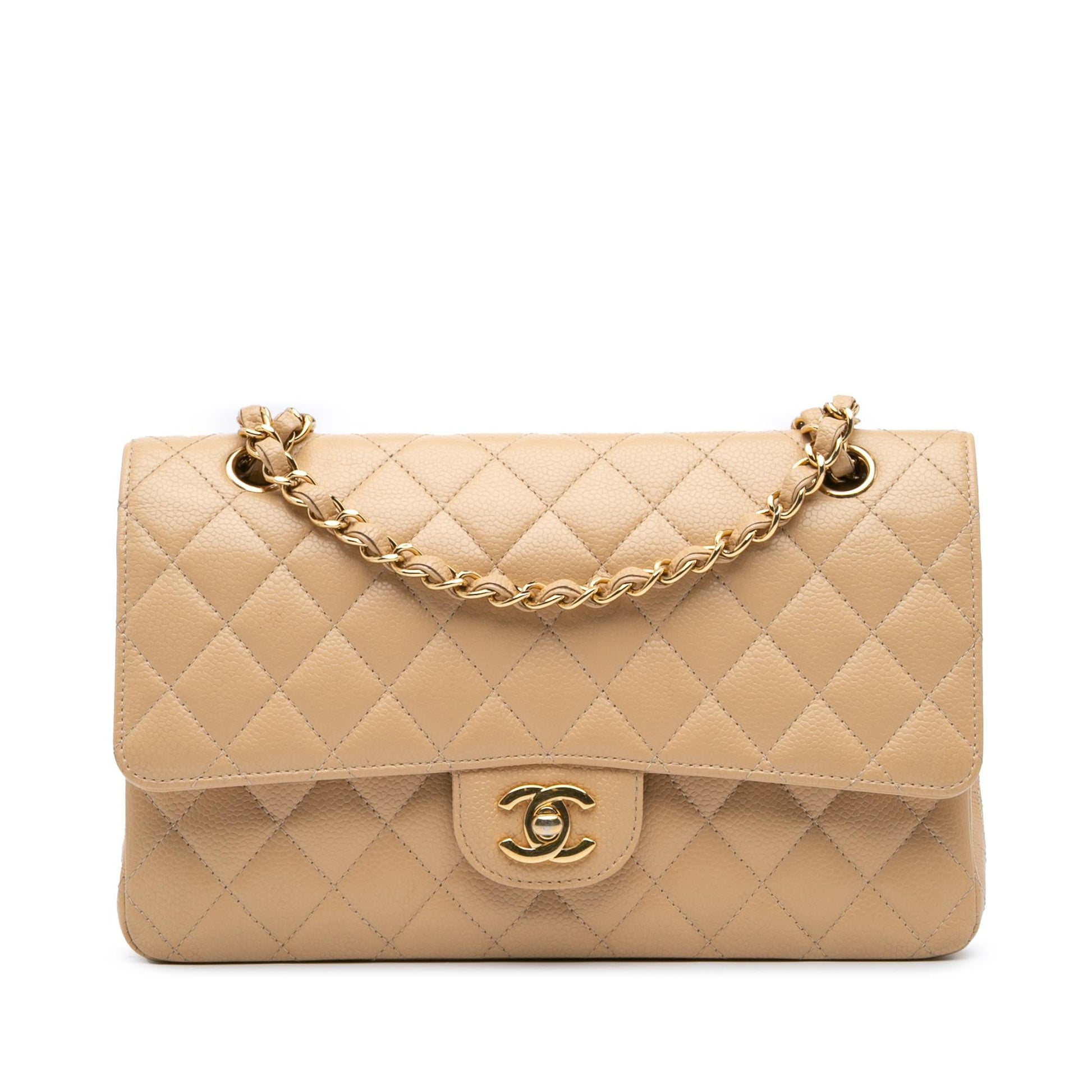 Chanel Classic Caviar Double Flap Handbag Flap 2