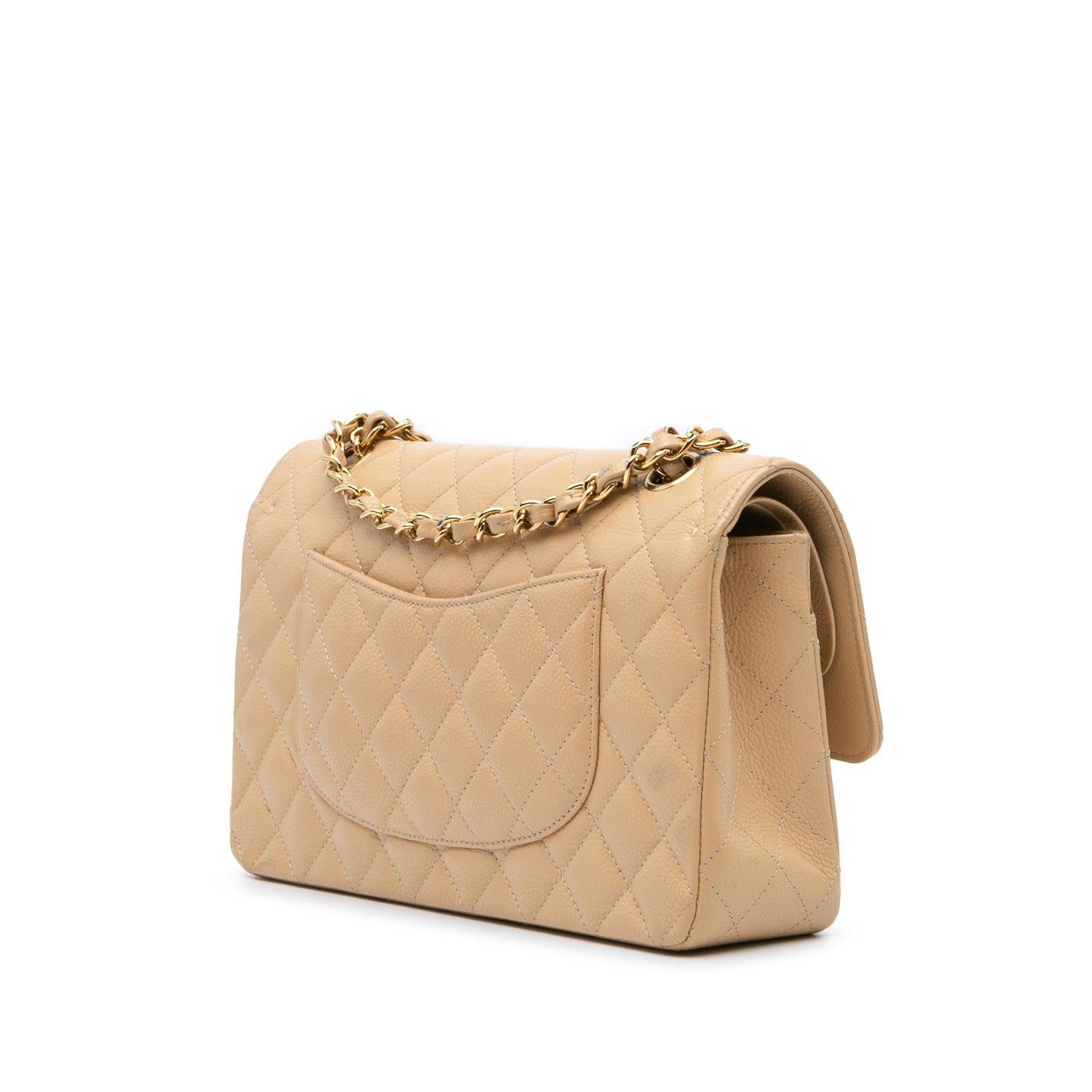 Chanel Classic Caviar Double Flap Handbag Flap 2