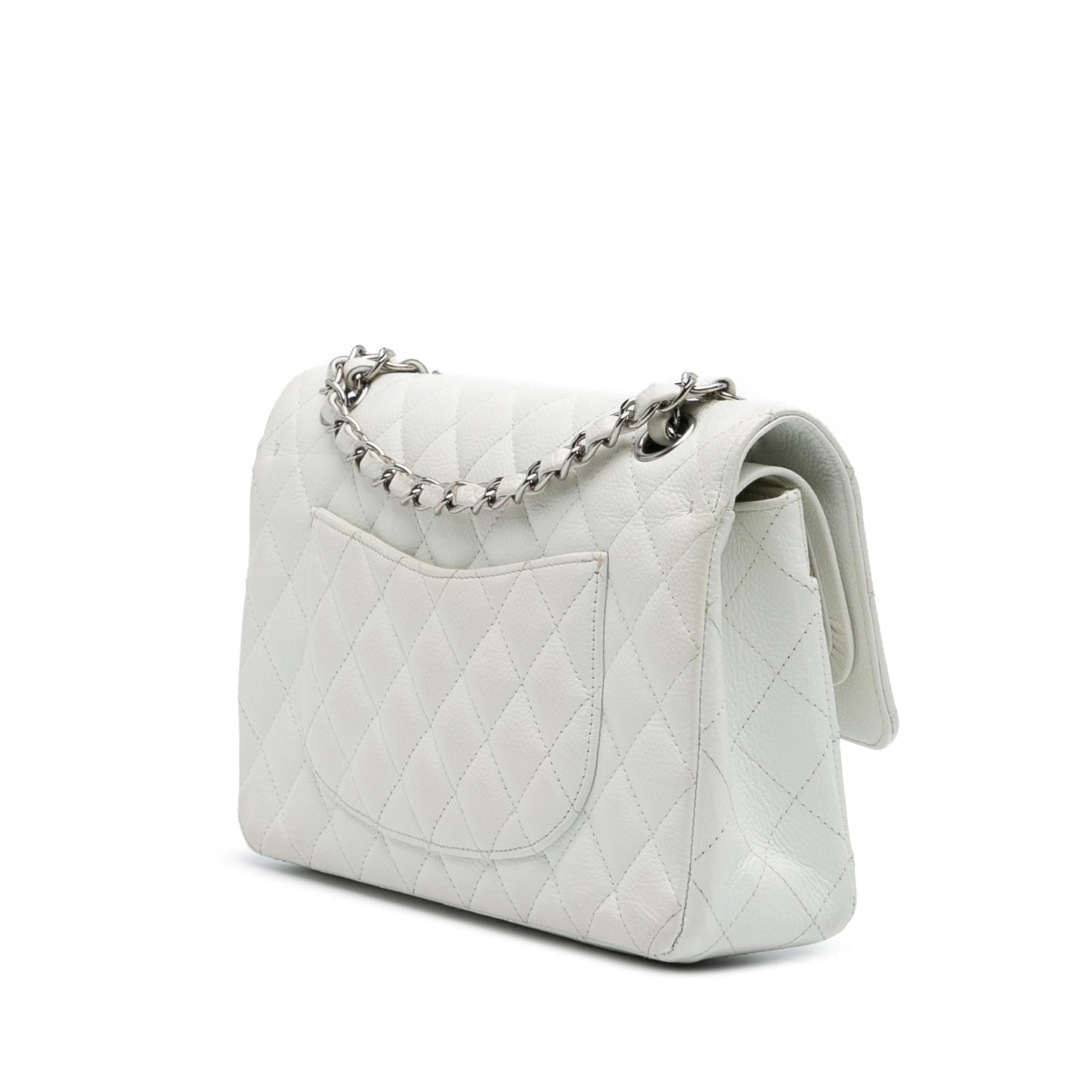 Chanel Classic Caviar Double Flap Handbag Flap 5