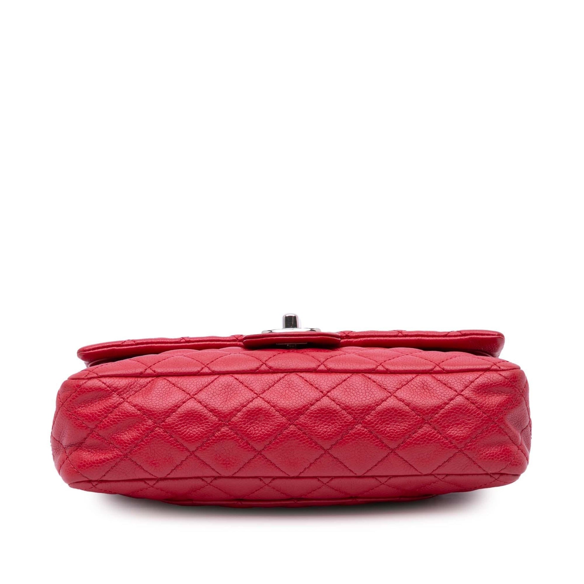 Chanel Classic Caviar Double Flap Handbag Flap 6