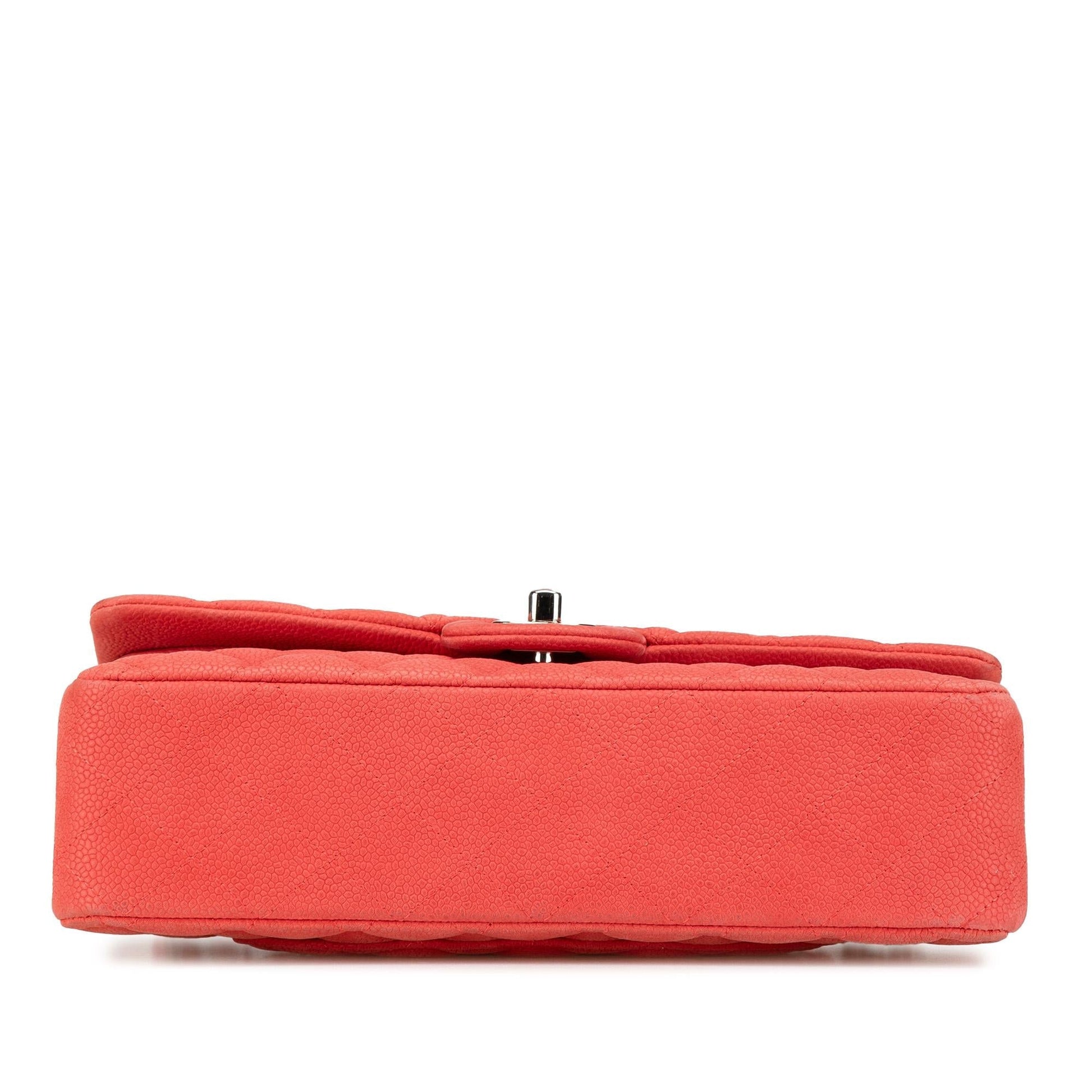 Chanel Classic Caviar Double Flap Handbag Flap 7