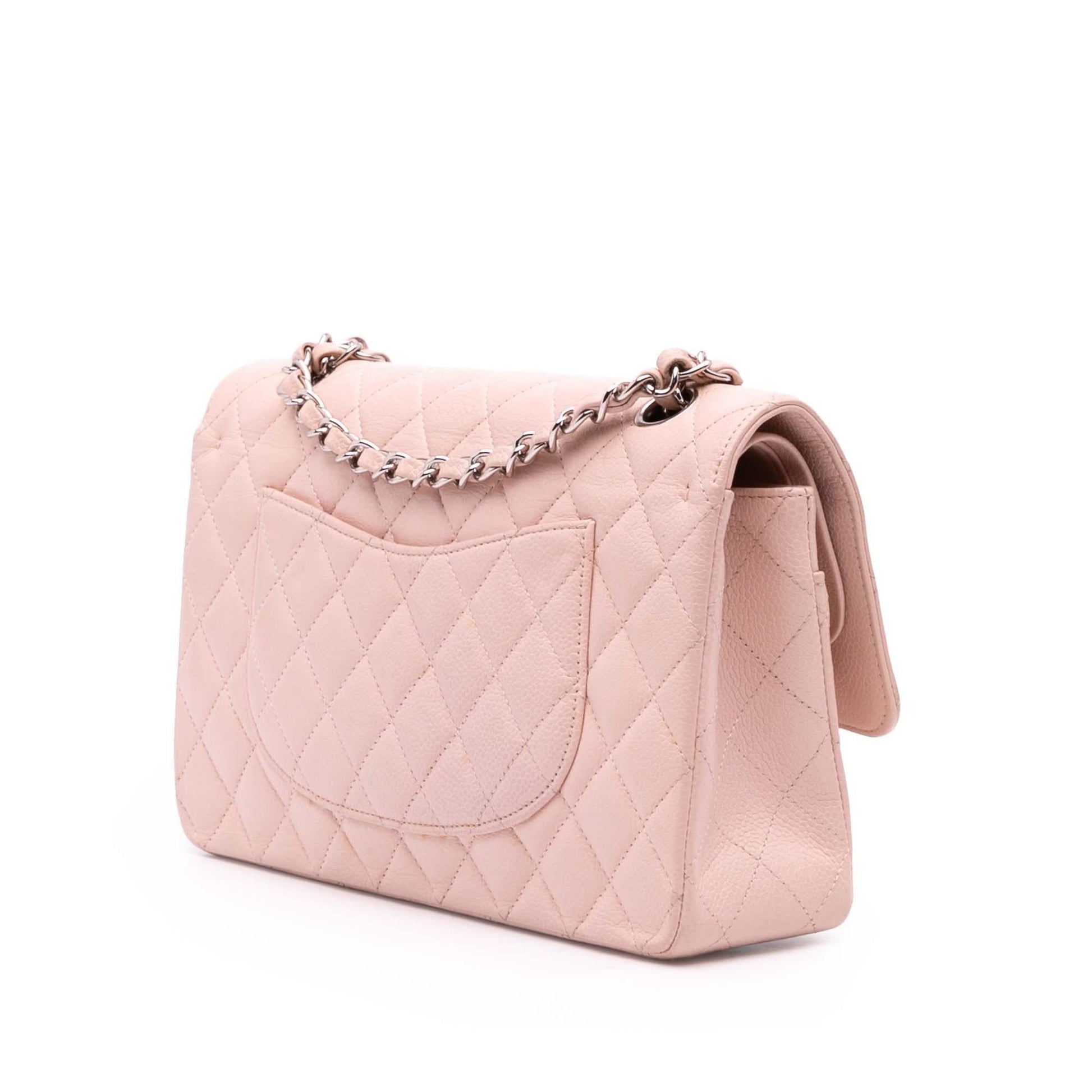 Chanel Classic Caviar Double Flap Handbag Flap 11