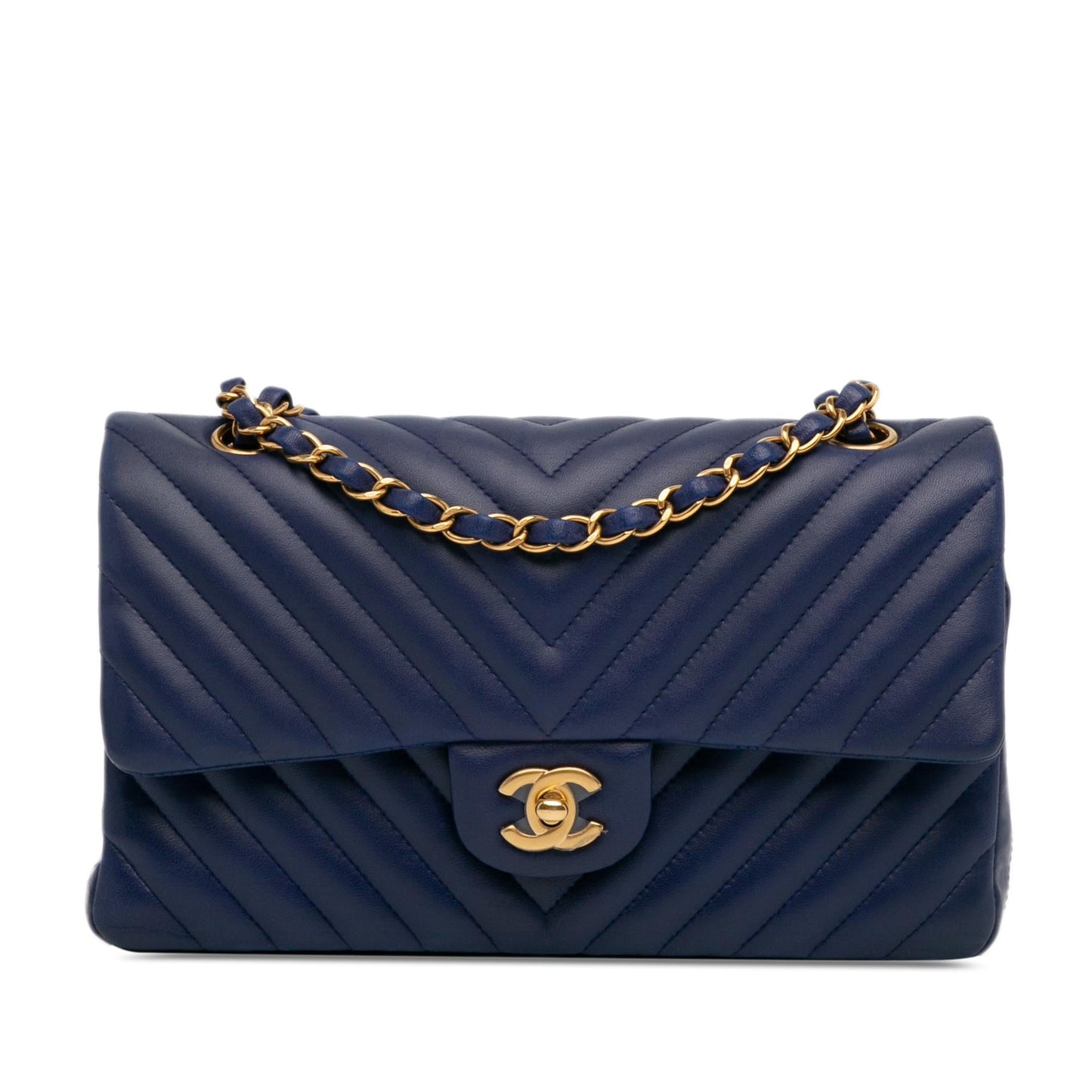 Chanel Classic Chevron Lambskin Double Flap SHG-HArZHX Handbag