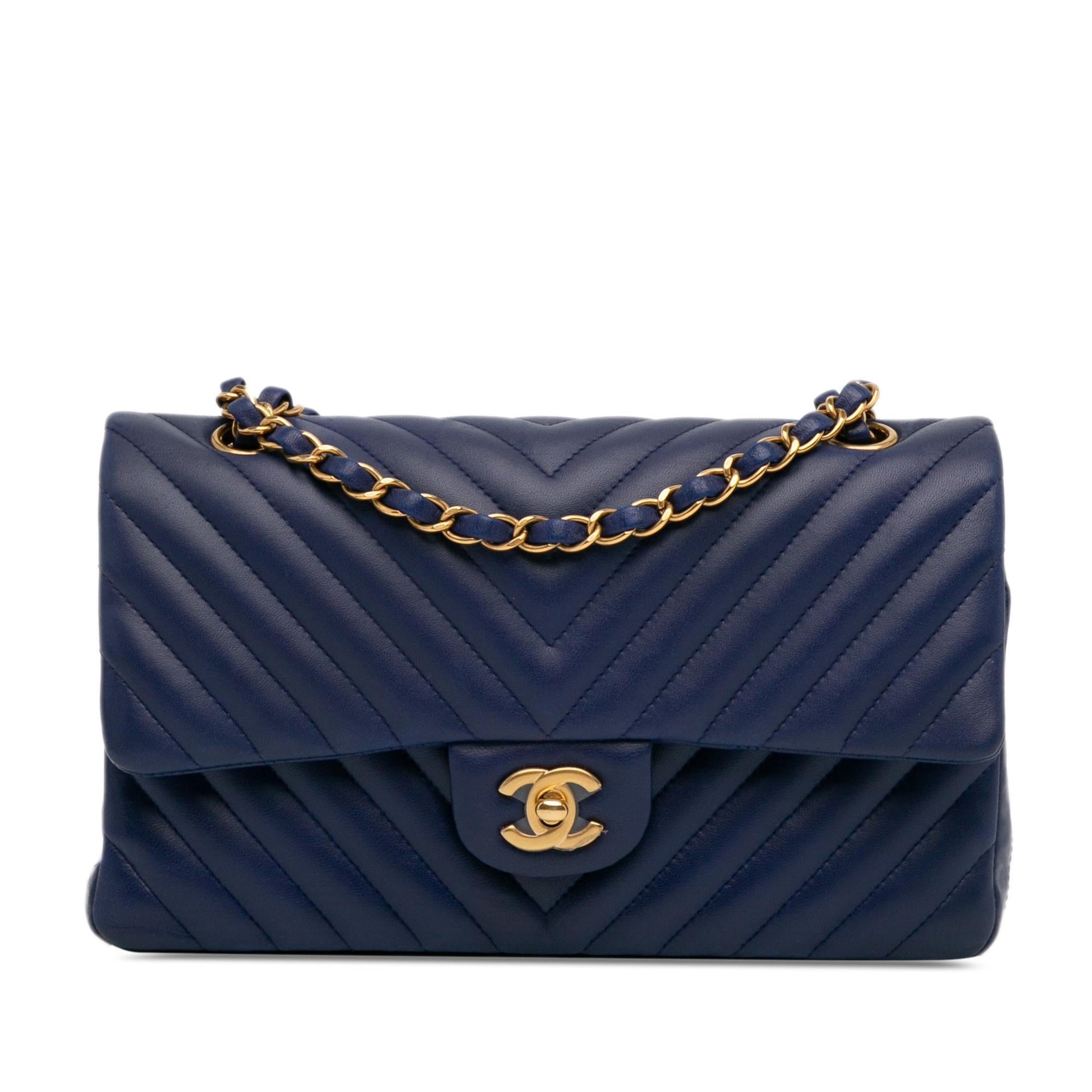 Chanel Classic Chevron Lambskin Double Flap SHG-HArZHX Handbag
