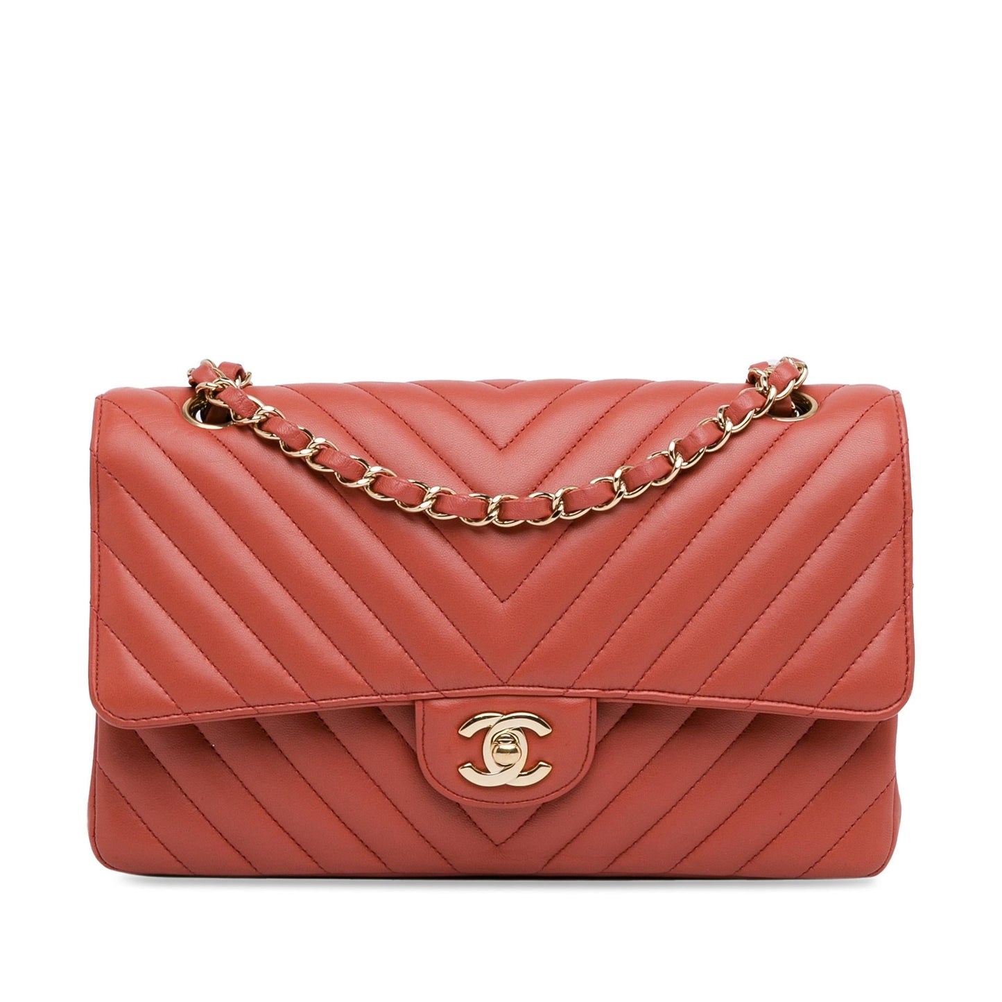 Chanel Classic Chevron Lambskin Double Flap SHG-cwKVOo Handbag