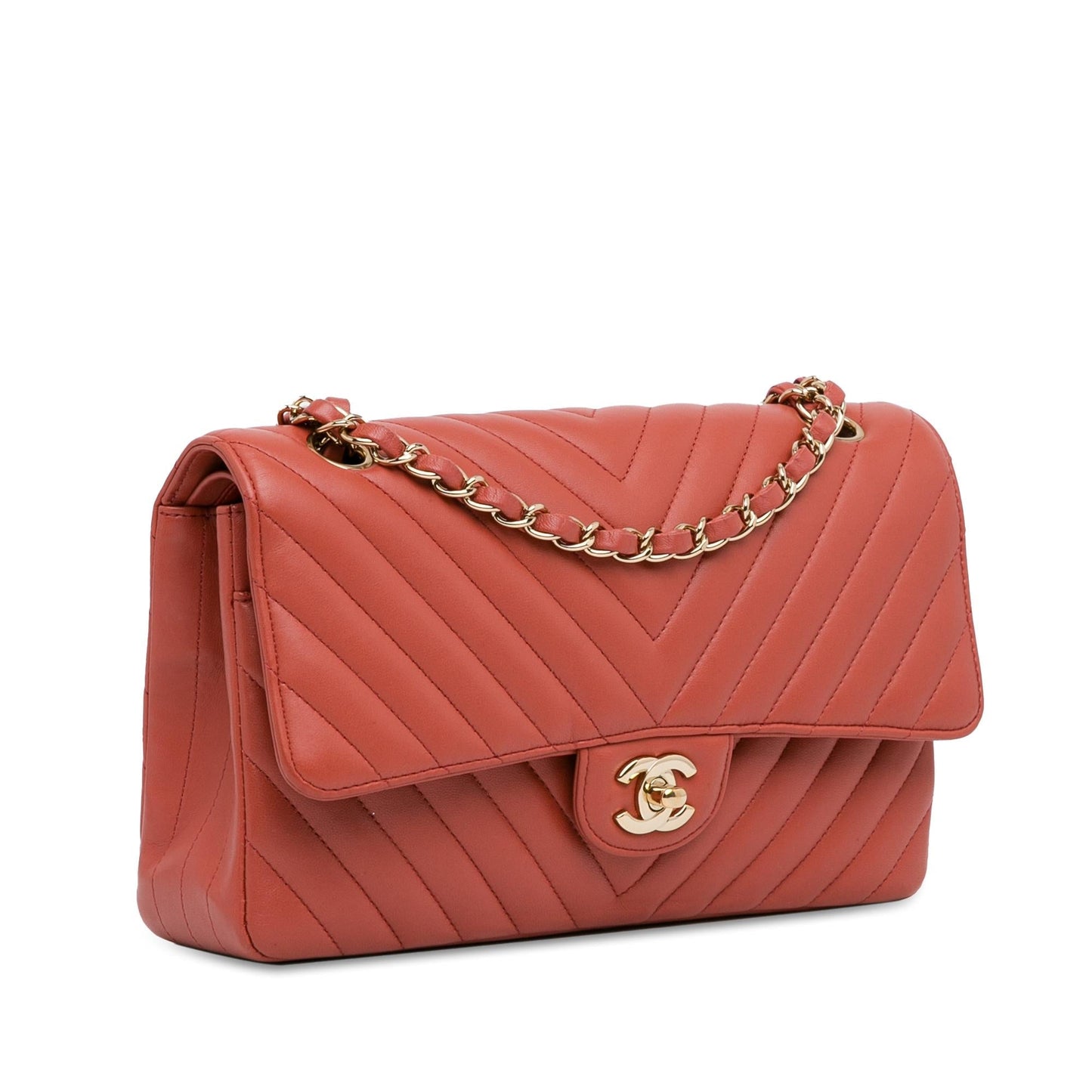 Chanel Classic Chevron Lambskin Double Flap SHG-cwKVOo Handbag