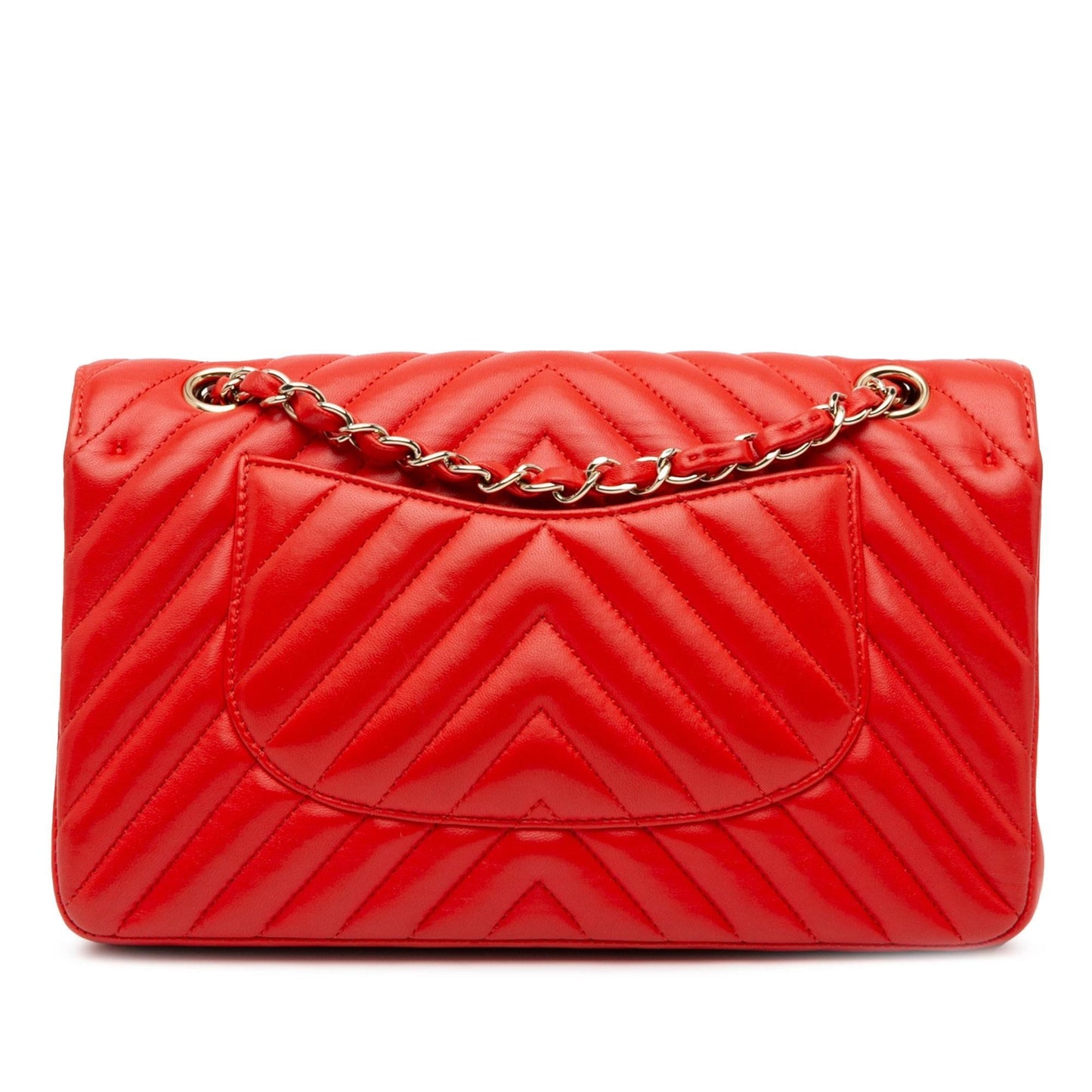 Chanel Classic Chevron Lambskin Double Flap SHG-PfQlYr Handbag