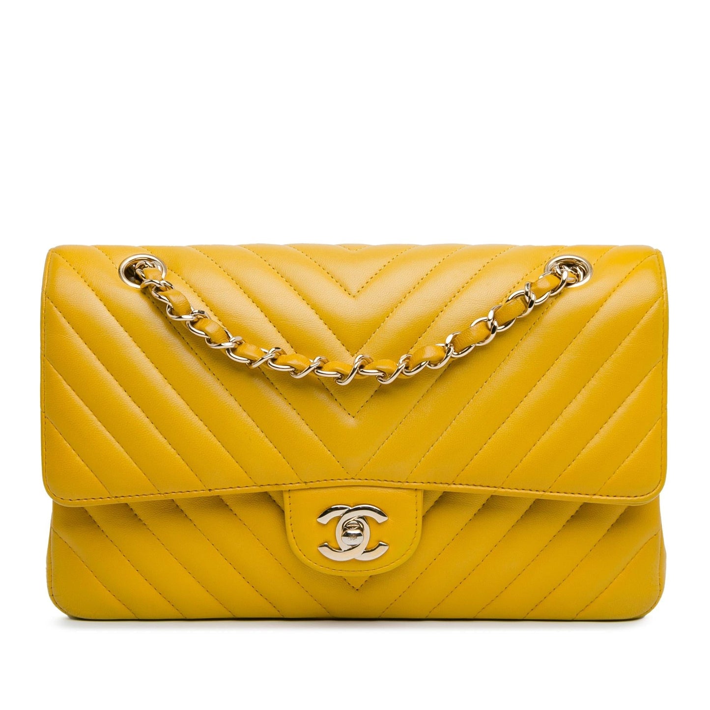 Chanel Classic Chevron Lambskin Double Flap SHG-uFNRNJ Handbag