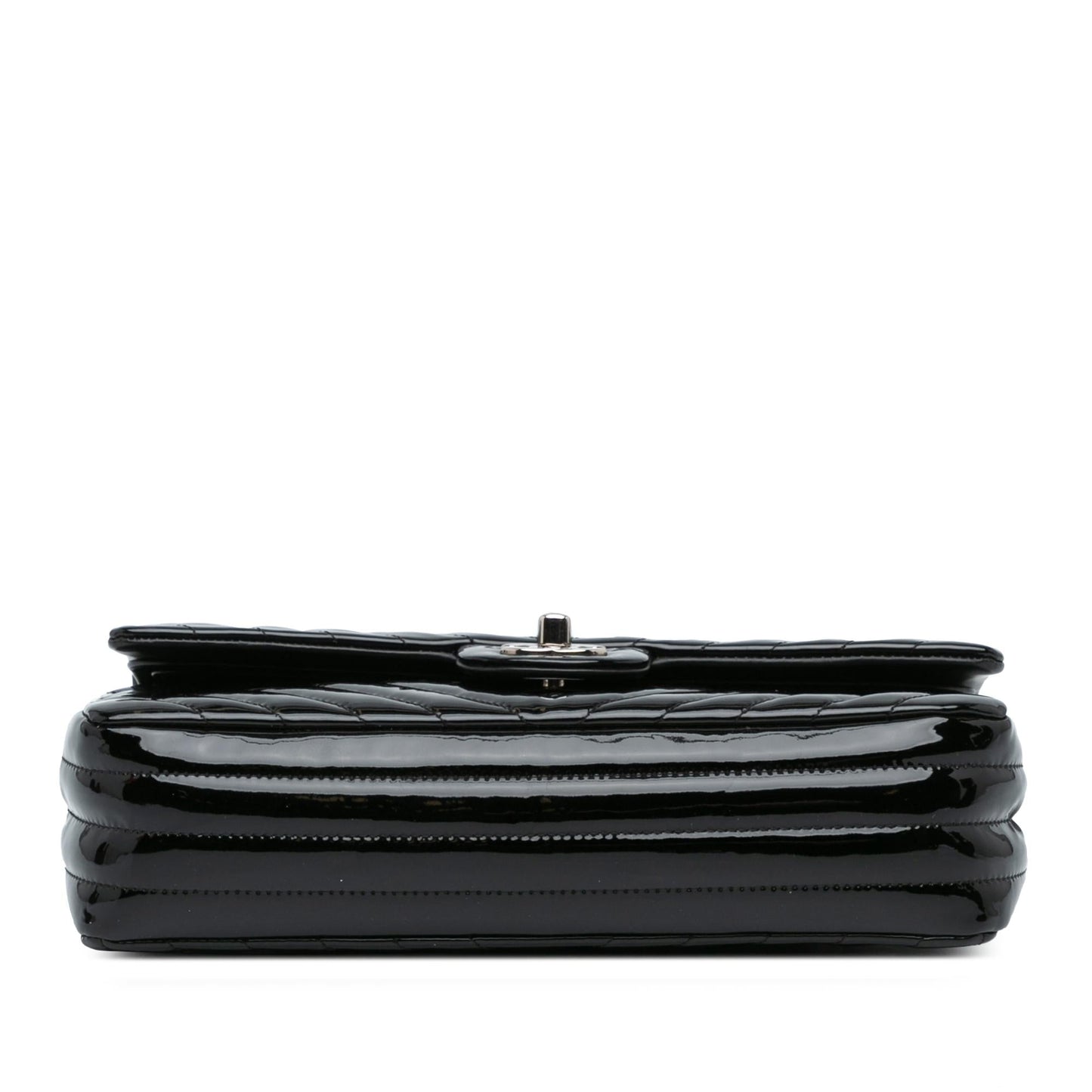 Chanel Classic Chevron Patent Double Flap SHG-Jqfuoq Handbag