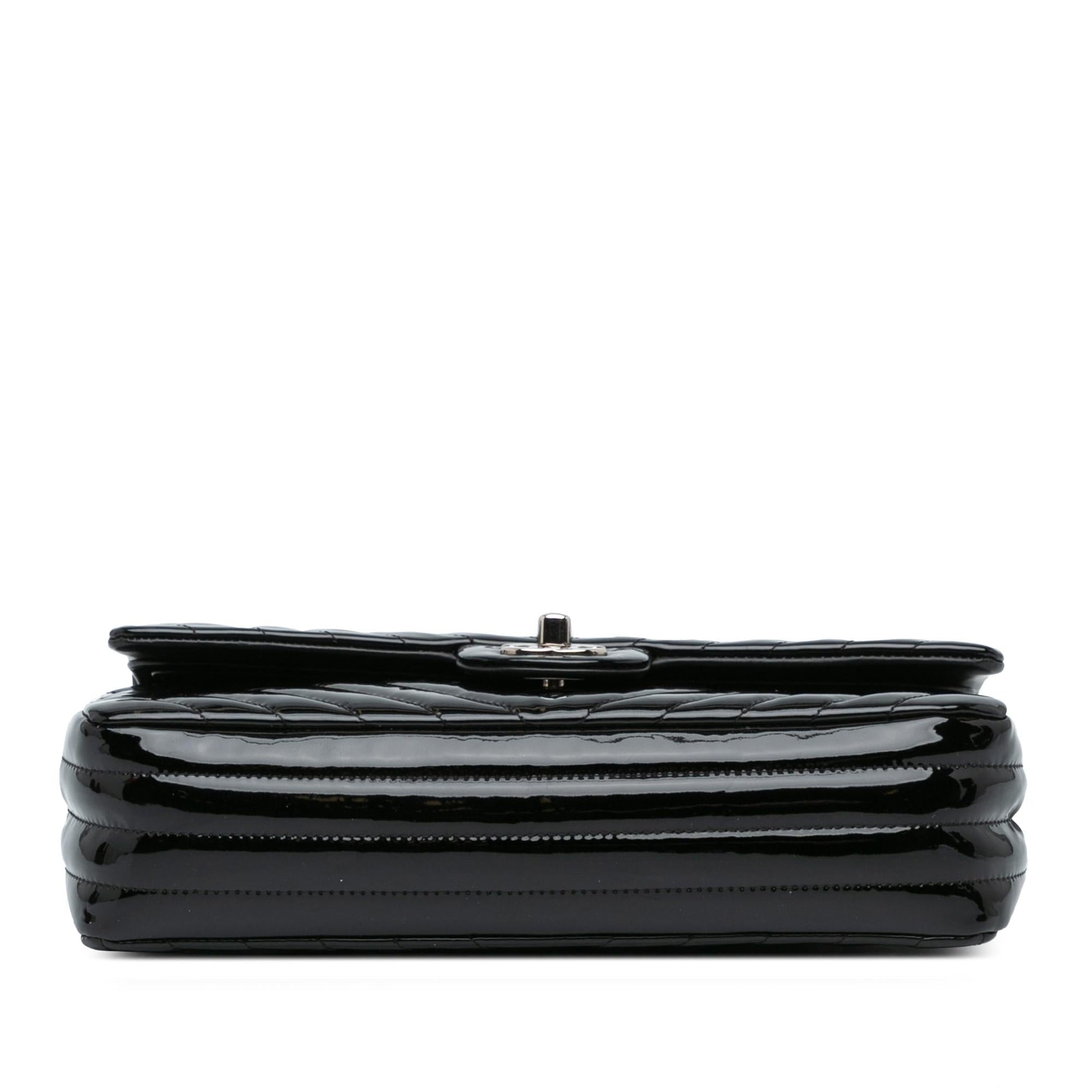 Chanel Classic Chevron Patent Double Flap SHG-Jqfuoq Handbag