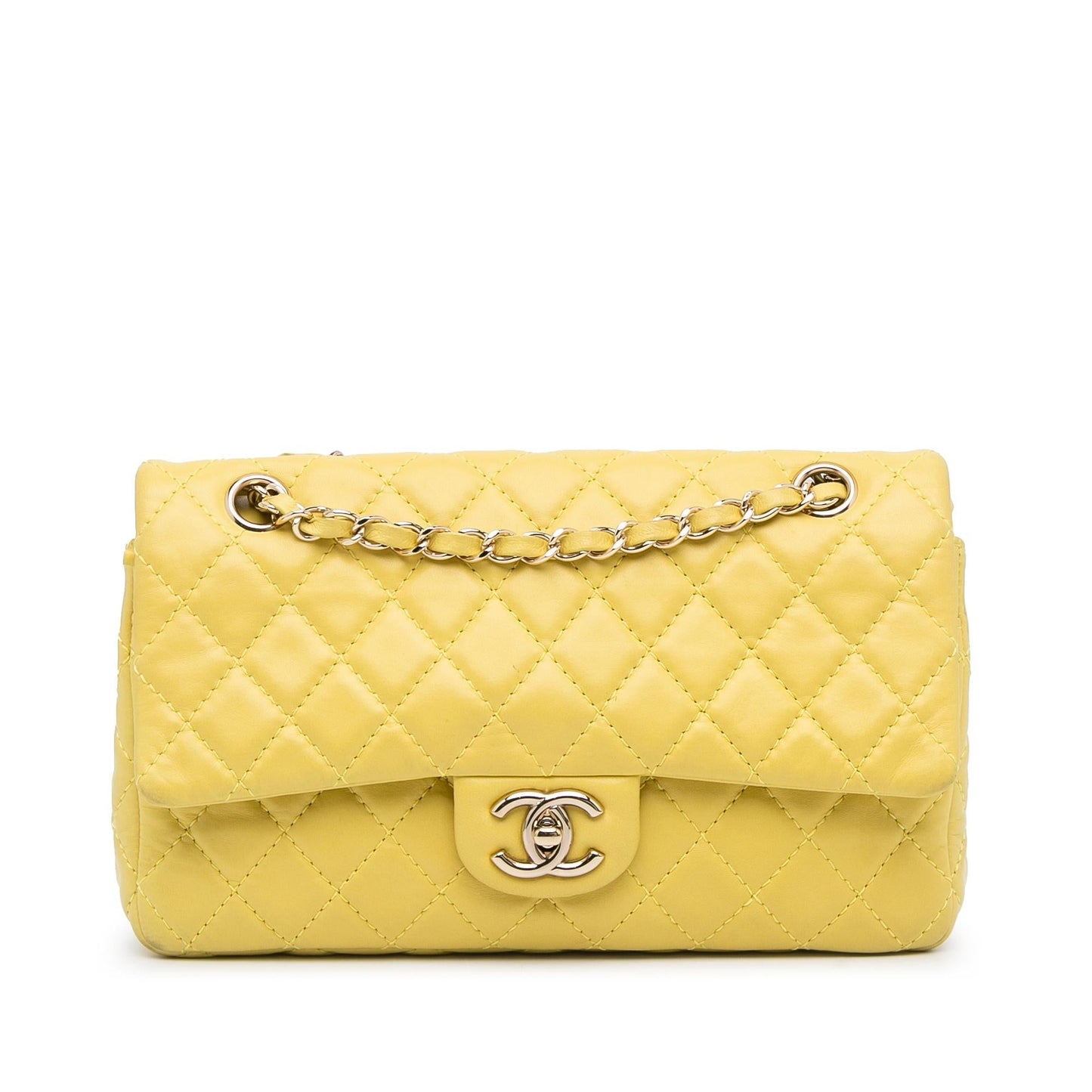 Chanel Classic Double Stitch Calfskin Double Flap Handbag Double Flap