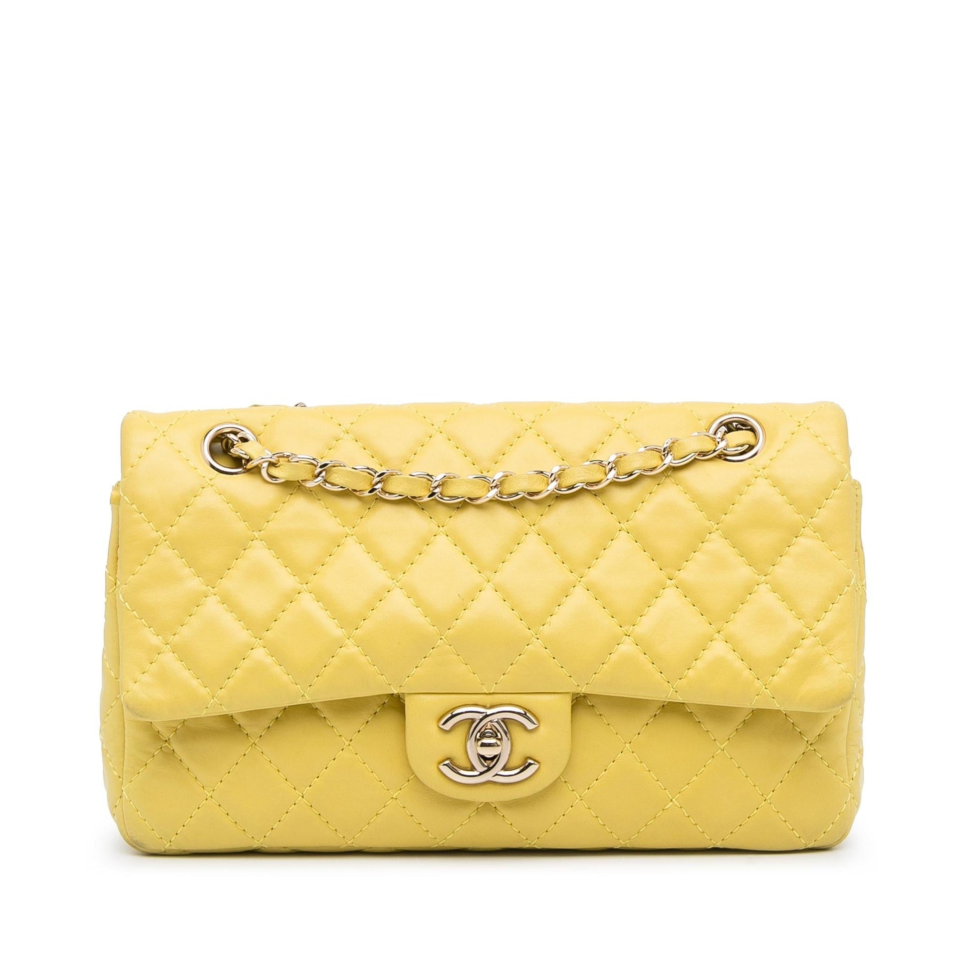 Chanel Classic Double Stitch Calfskin Double Flap Handbag Double Flap