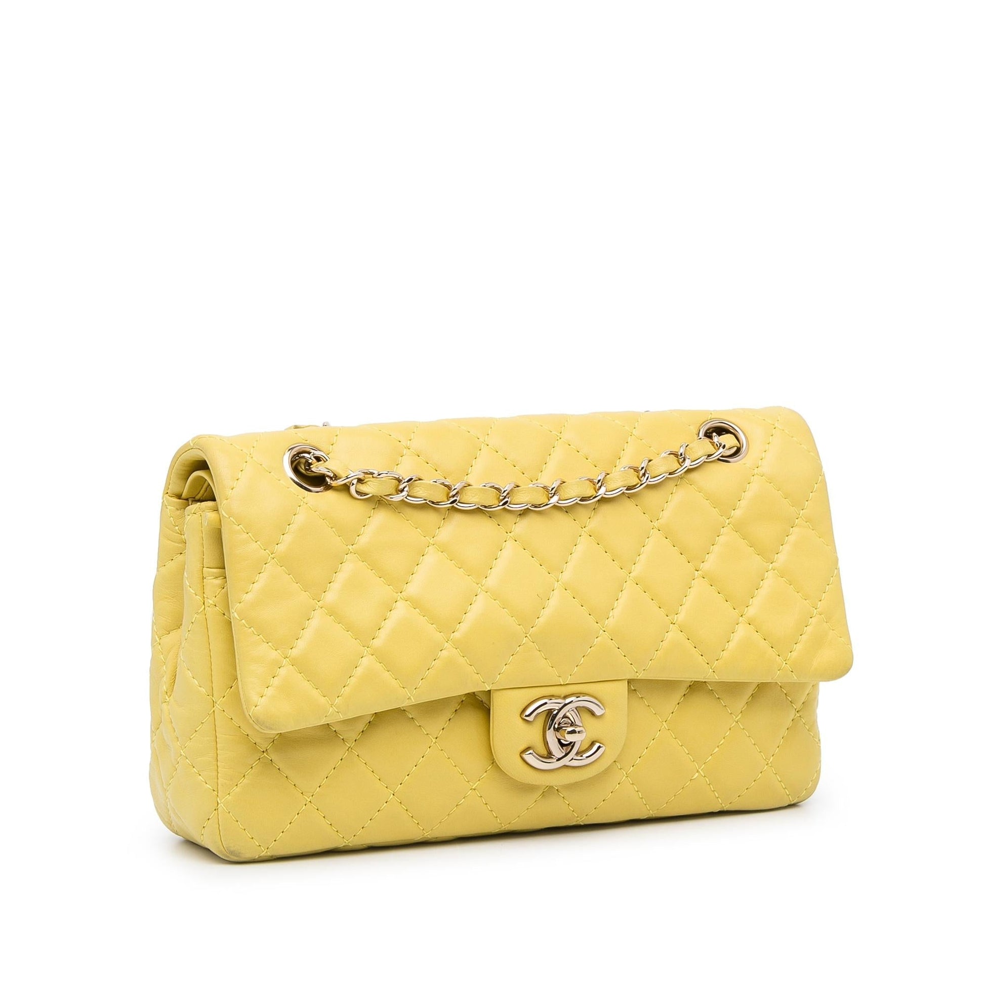 Chanel Classic Double Stitch Calfskin Double Flap Handbag Double Flap