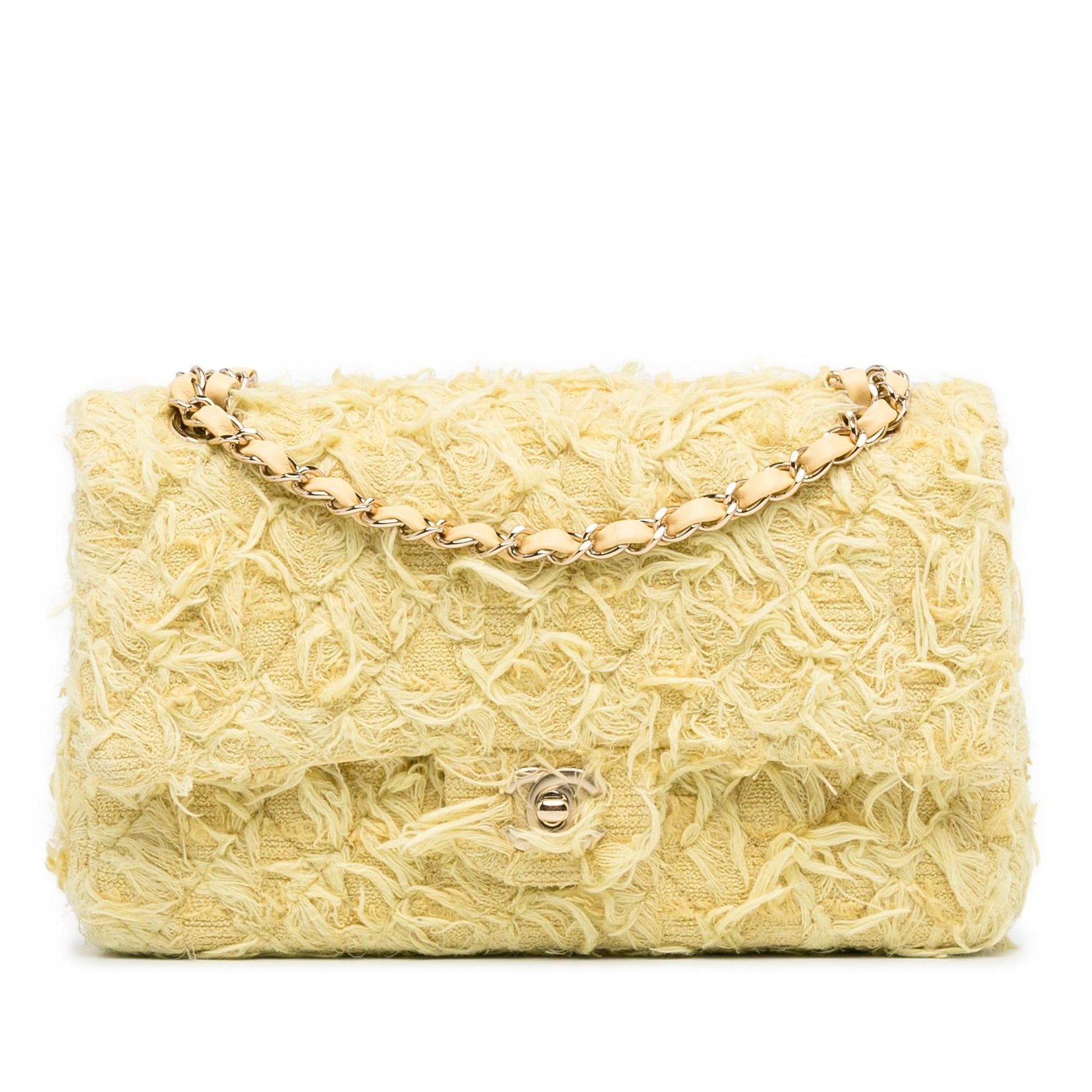 Chanel Classic Fringed Tweed Double Flap SHG-pwJcE6 Jewelry