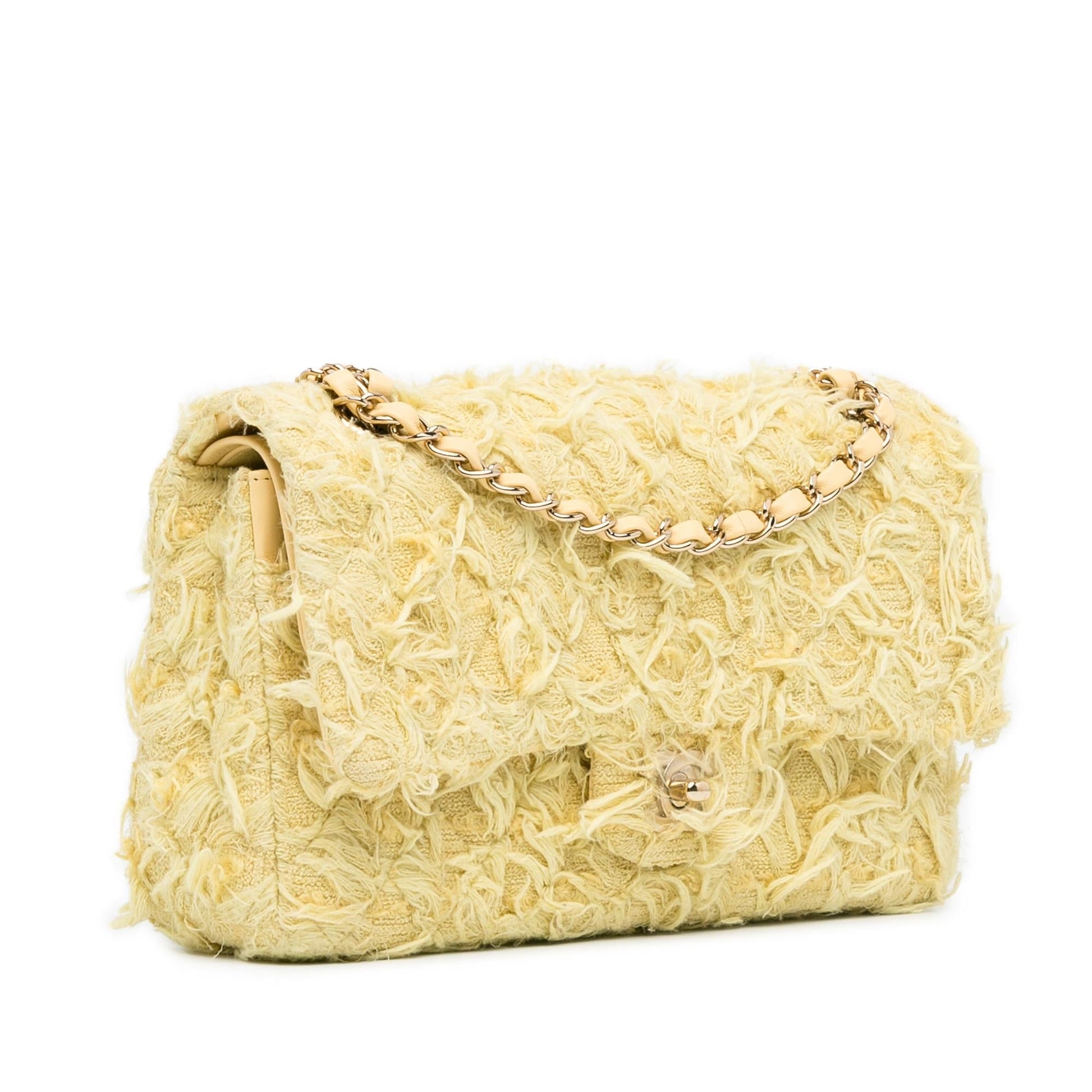 Chanel Classic Fringed Tweed Double Flap SHG-pwJcE6 Jewelry