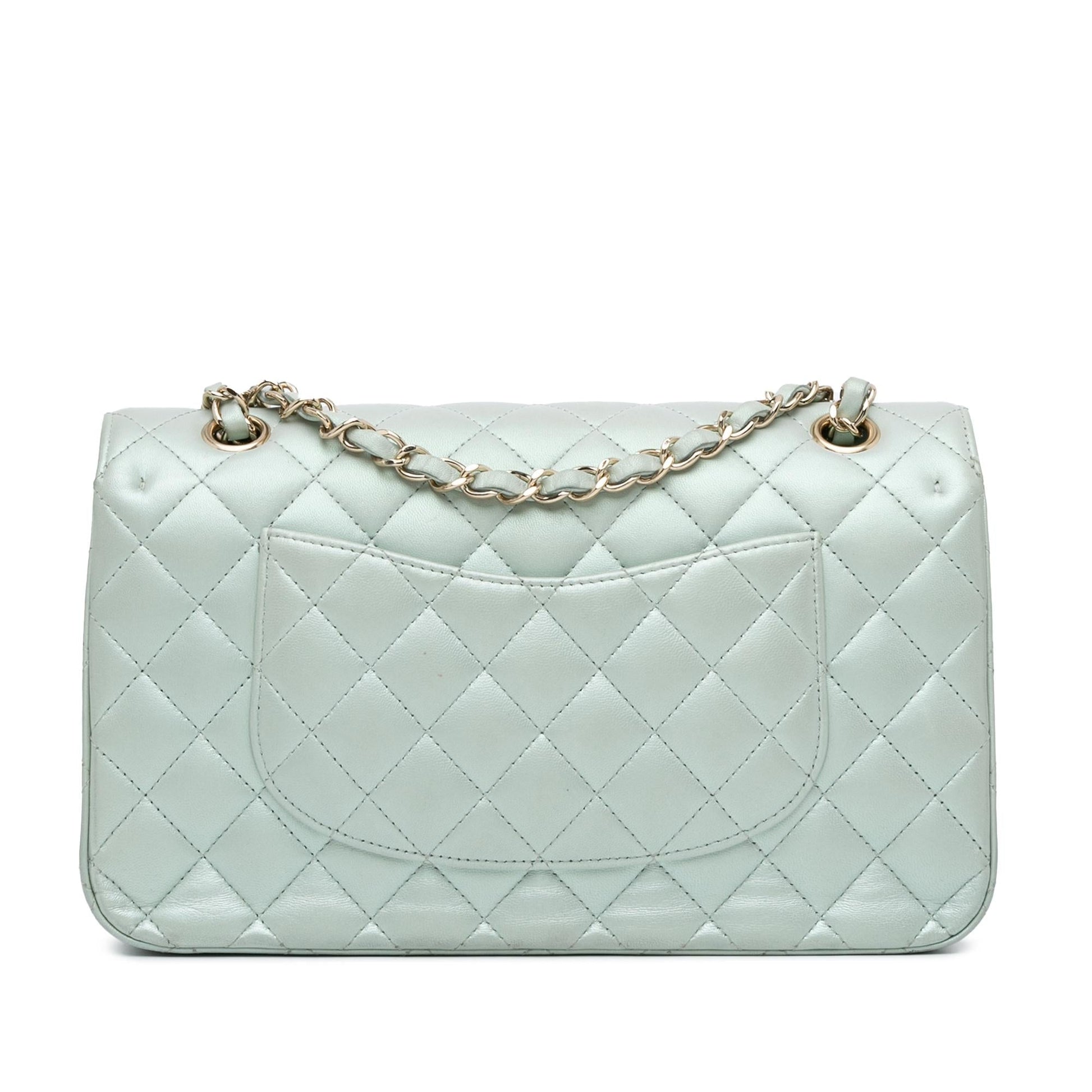 Chanel Classic Iridescent Lambskin Double Flap SHG-Ob6y5v Handbag
